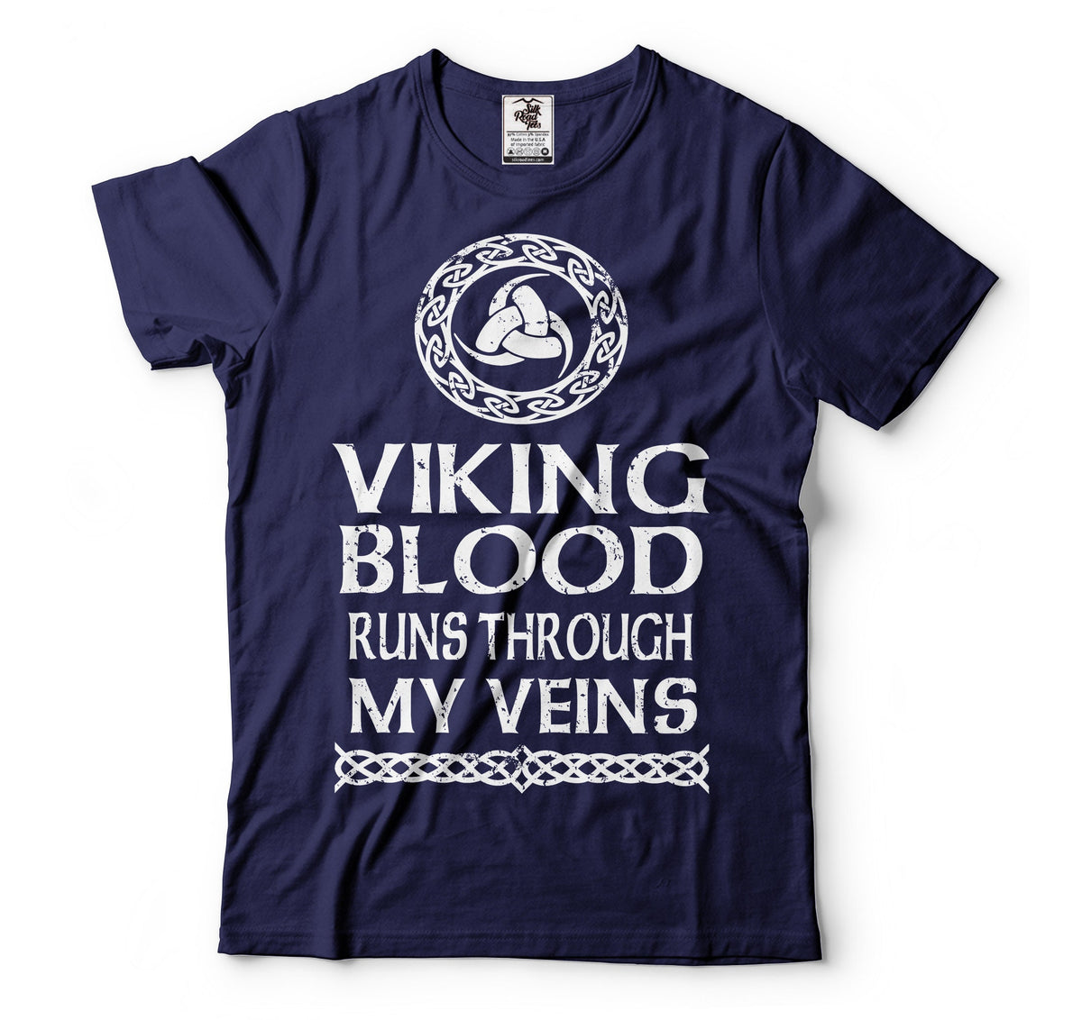 Viking Home Decor - Viking Blood Runs Through My Veins Shirt Viking DNA Shirt Viking Patriotic
