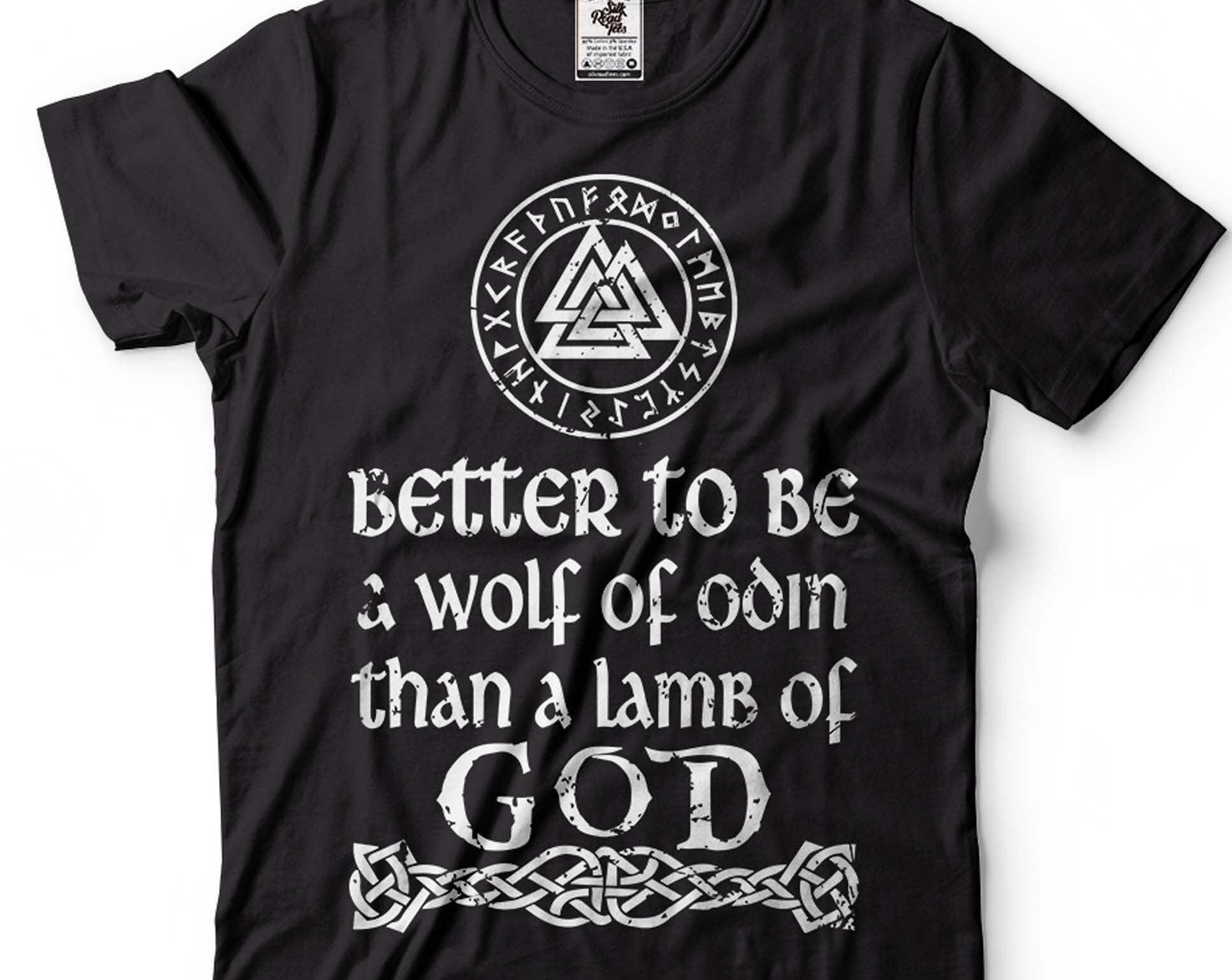 Viking Valhalla T-Shirt - Victory Or Valhalla - Distressed American Viking Skull T-Shirt: Patriotic