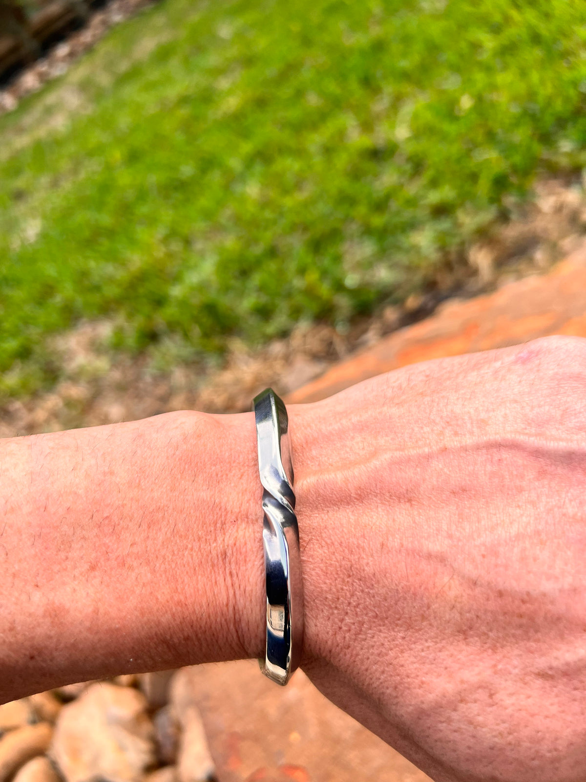 Viking Bracelet - Mens Leather Cuff Bracelet, Celtic Engraved Sterling Silver Braided Viking Norse