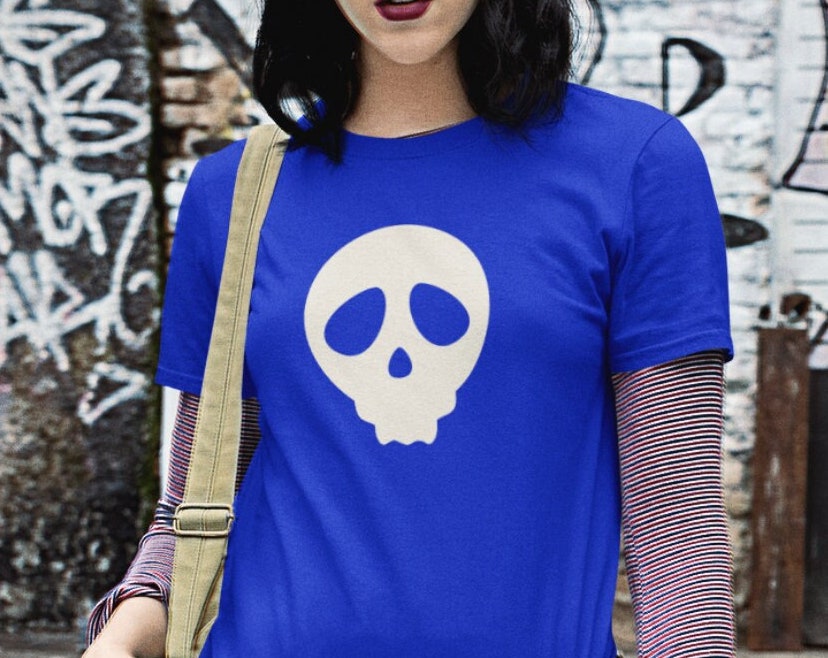 Viking T-Shirt - Viking Skull Oversized T-Shirt