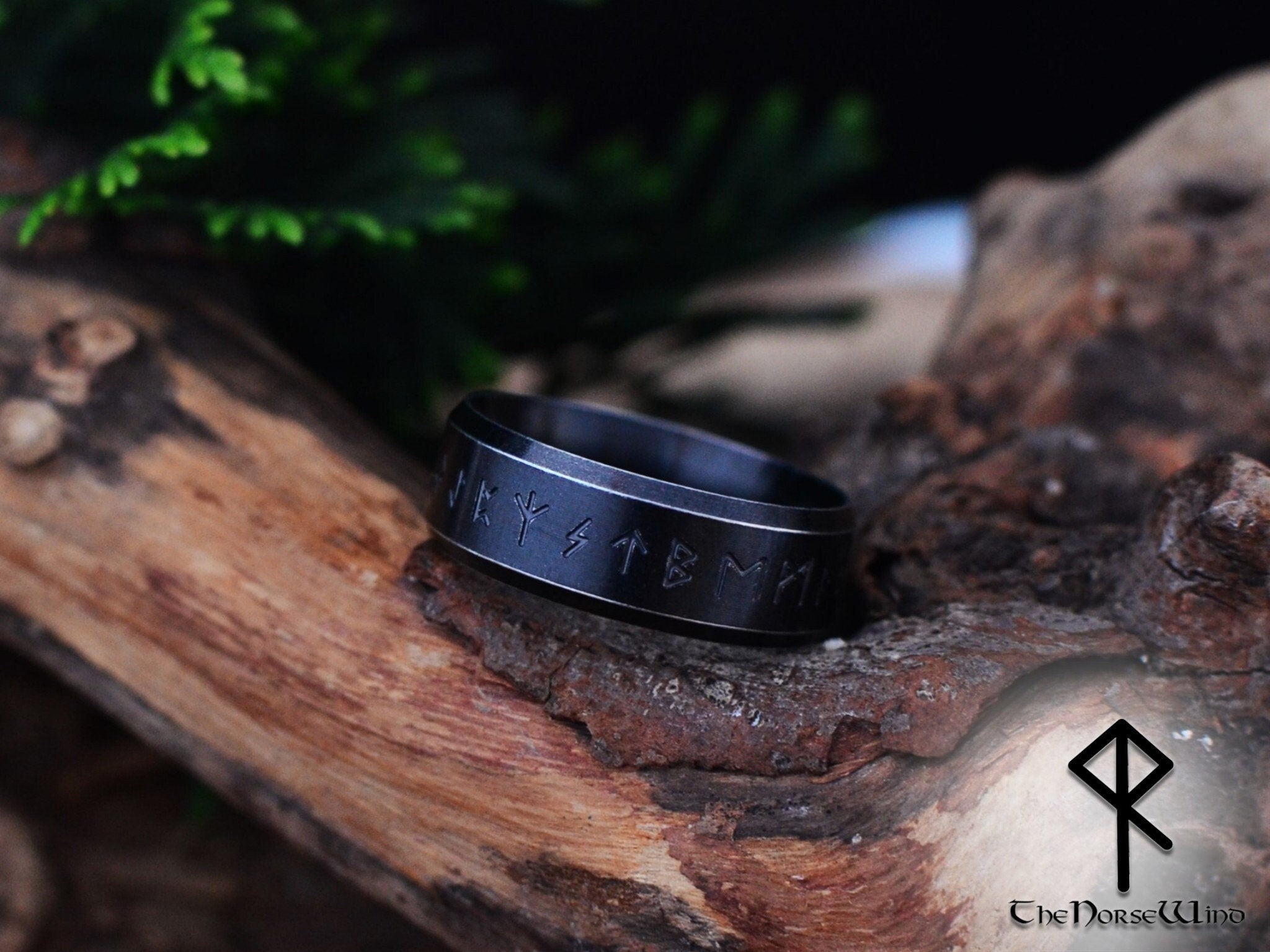 Viking Thor's Hammer Ring - Viking Thor Hammer Axe Ring, Norse Warrior Sterling Silver Jewelry