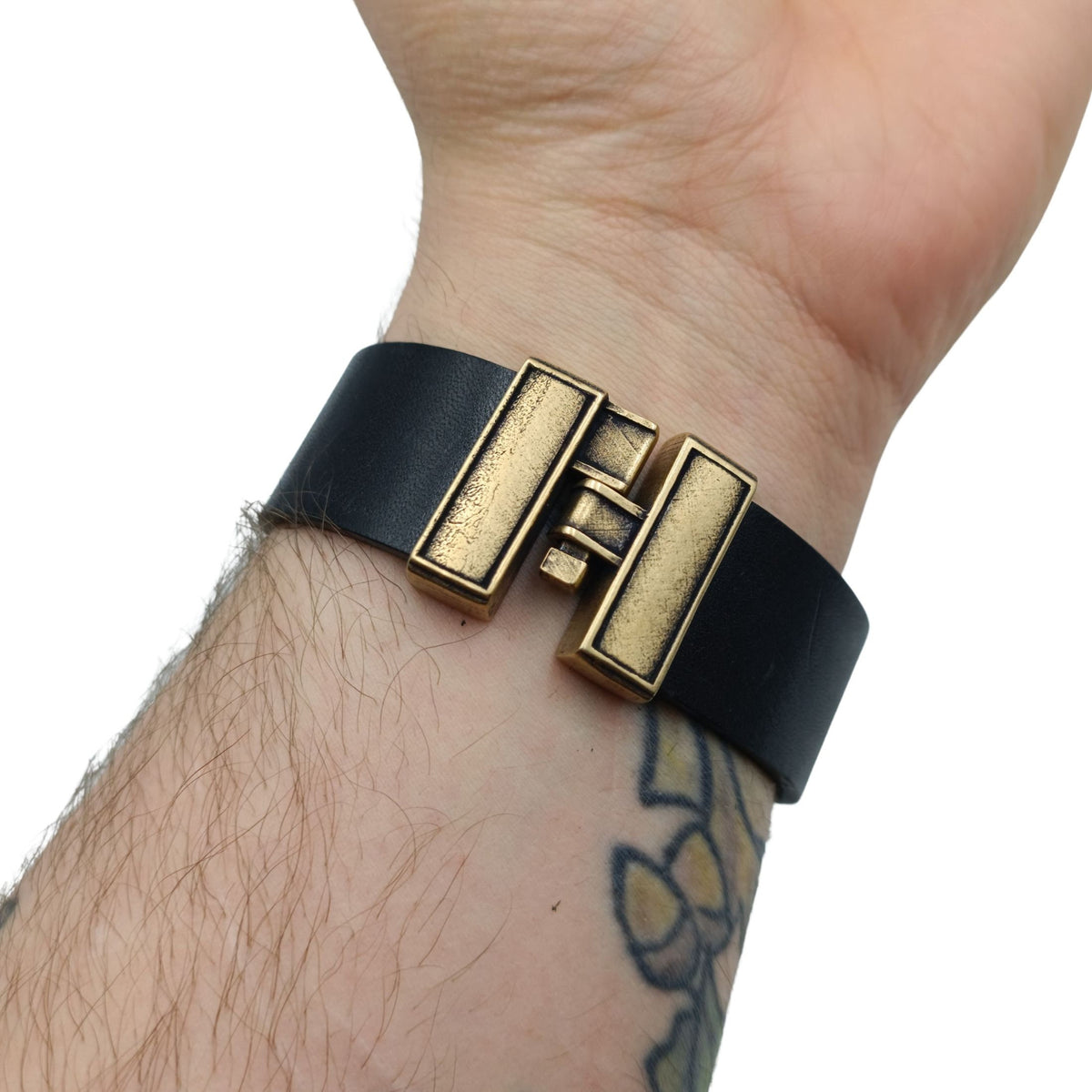 Viking Bracelet - Leather bracelet for men Viking jewelry wrist cuff Nordic jewelry mens gifts