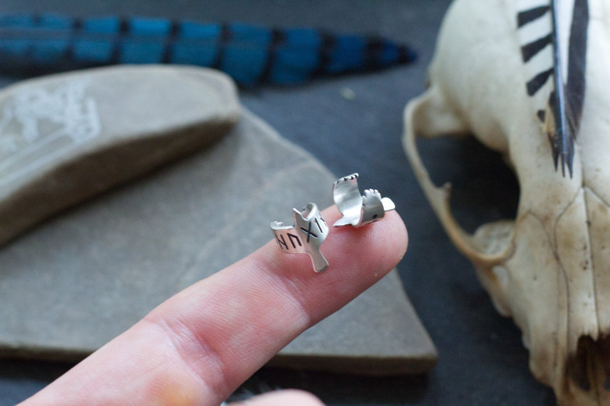 Viking Raven Jewelry Accessory - Viking Gifts for Men, Viking Jewelry Men Gift, Viking Shaman