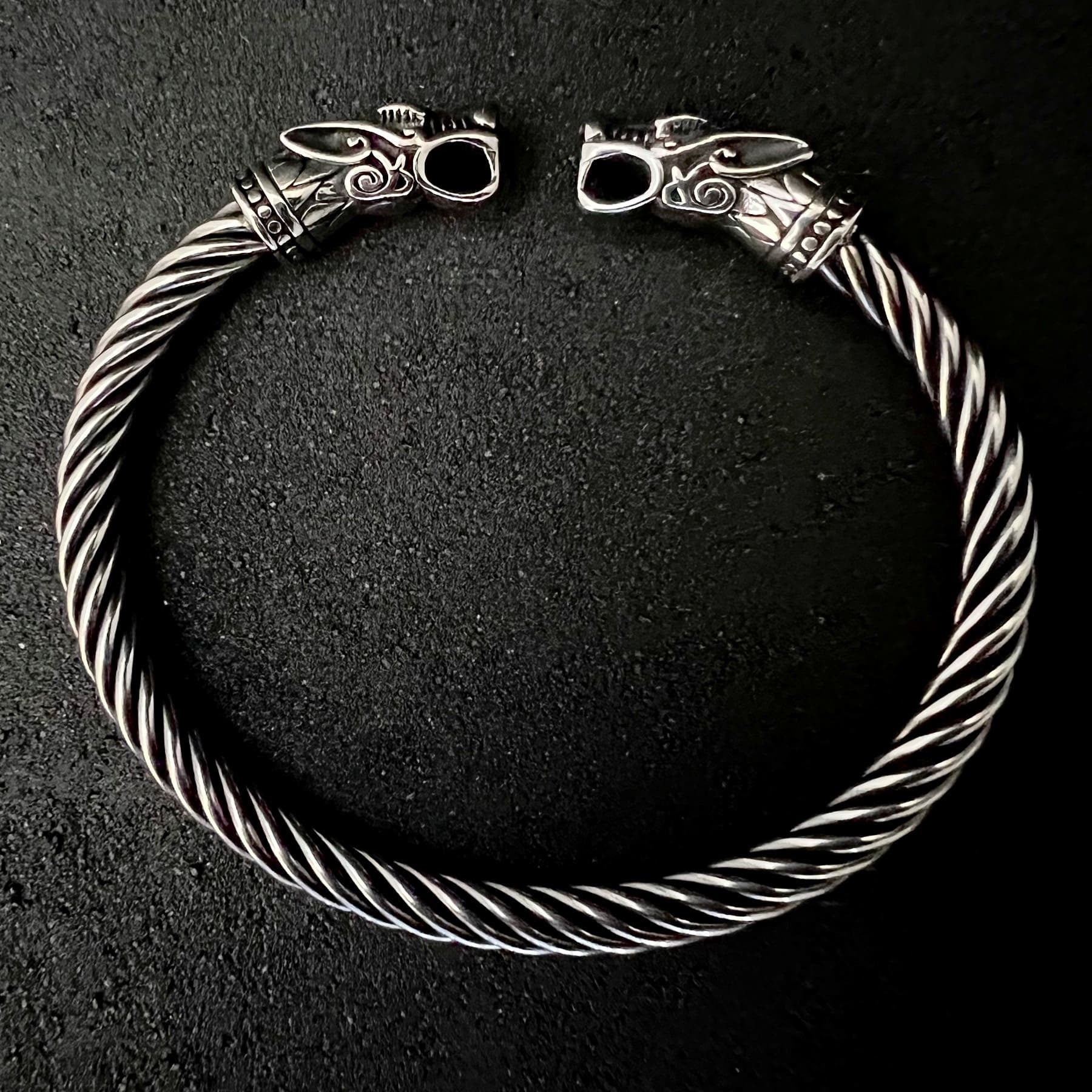 Viking Wolf Ring - Viking Bracelet, Fenrir Arm Bracelet, Ring Armlet, Circlet Bangle Nordic