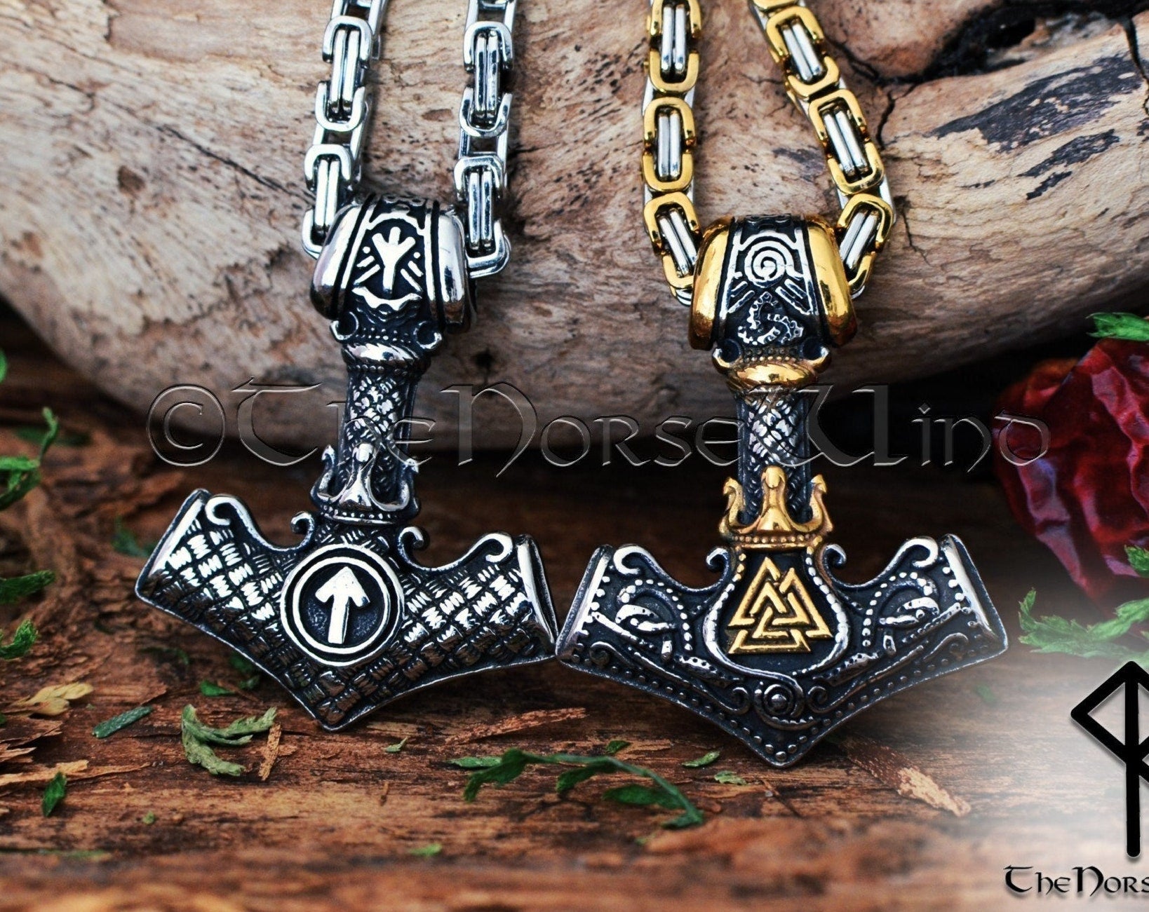 Viking Raven Hoodie - Norse Viking Warrior Hoodie, Black White Celtic Knot Raven Tattoo Art Unisex
