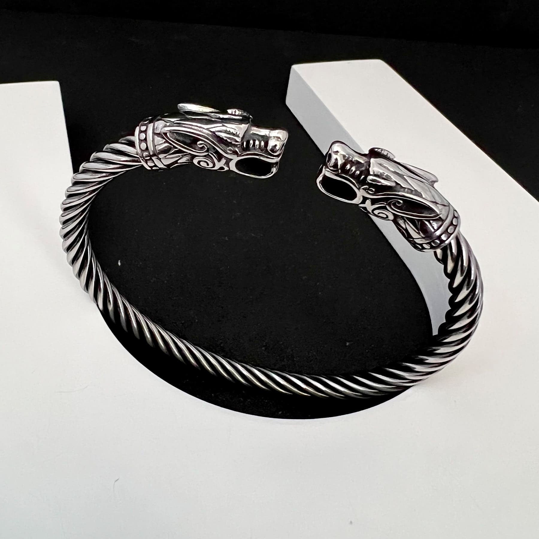 Viking Wolf Ring - Viking Bracelet, Fenrir Arm Bracelet, Ring Armlet, Circlet Bangle Nordic