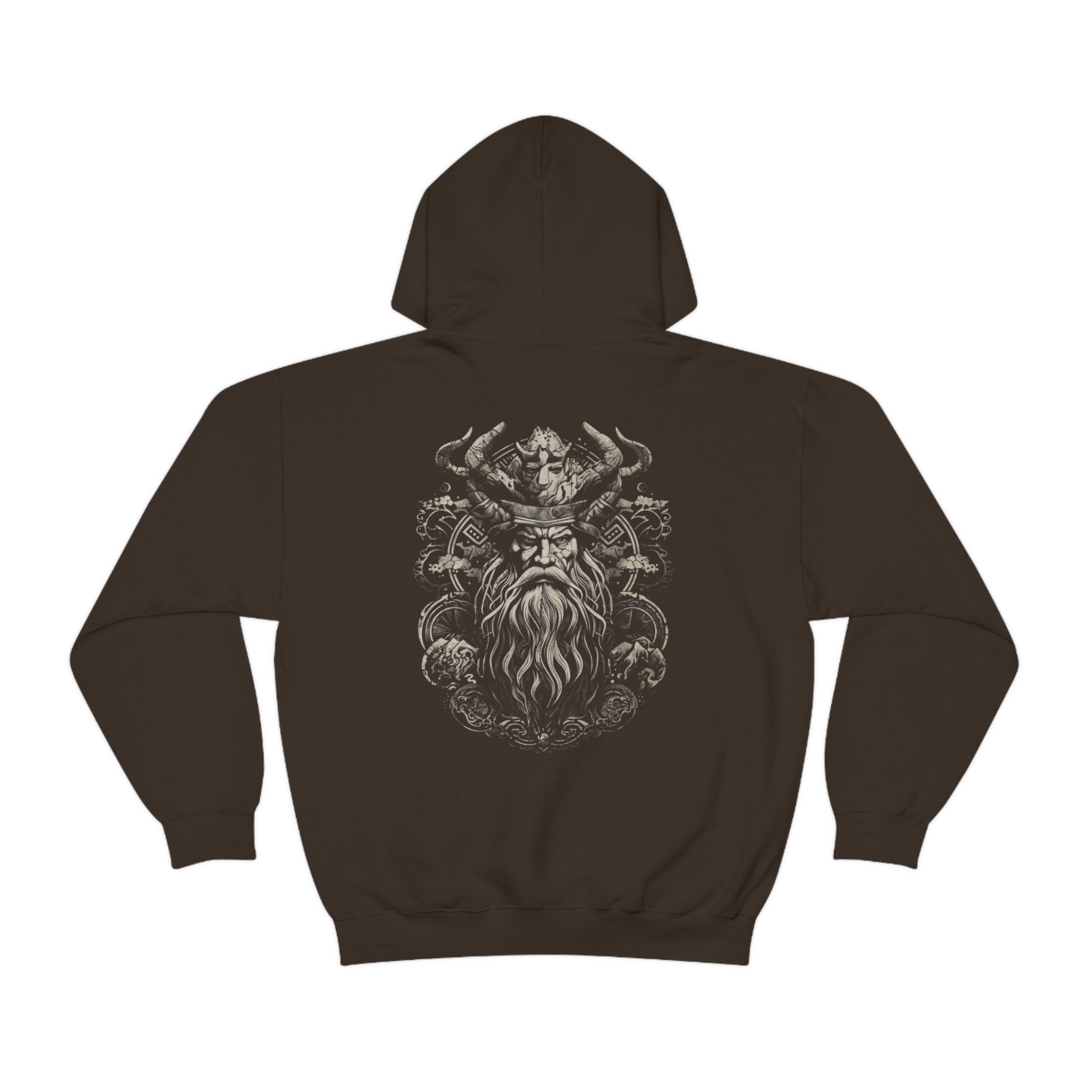 Viking Odin Hoodie - Norse God Odin Viking Hoodie Mythical Celtic Nordic Mythology Mystical Sweater
