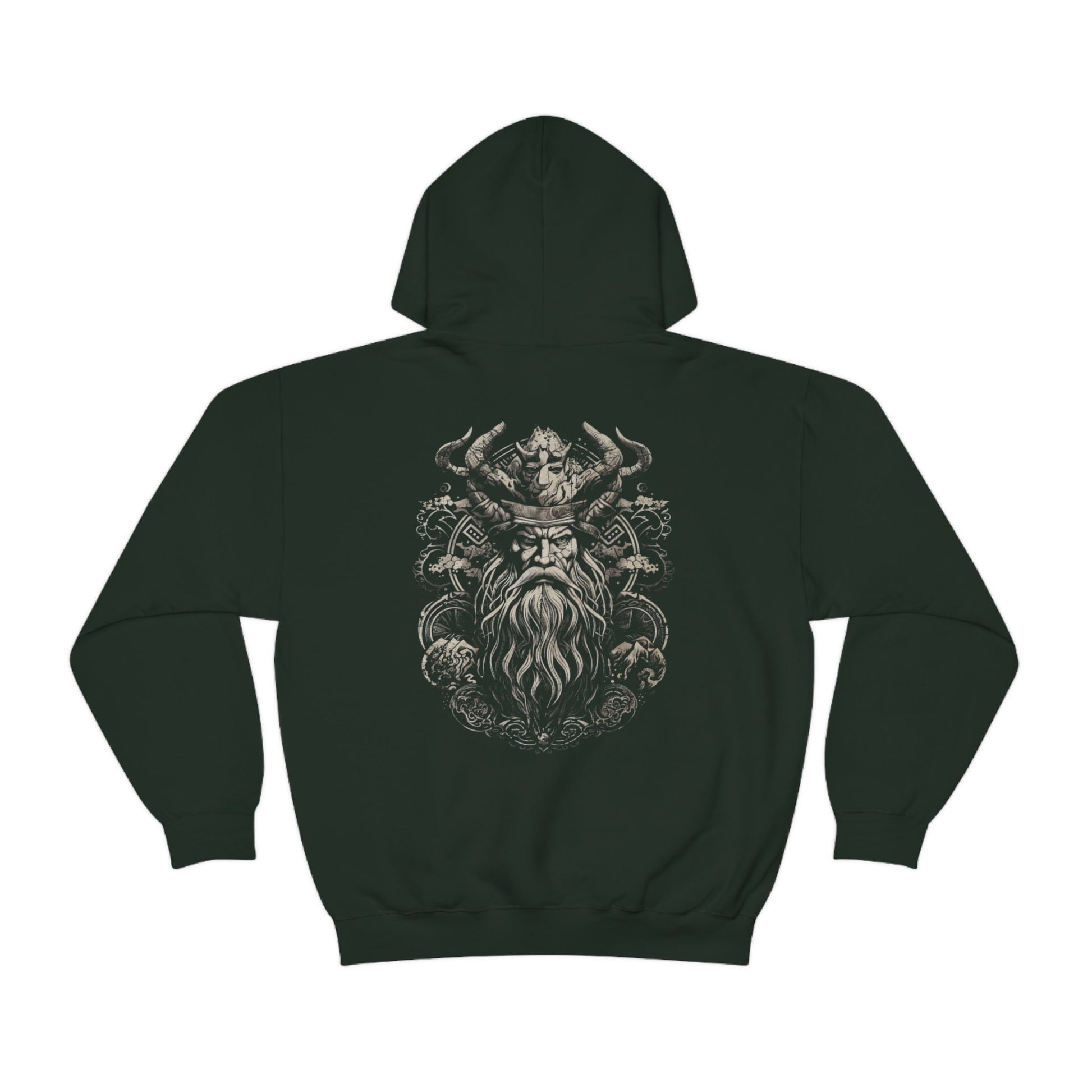 Viking Odin Hoodie - Norse God Odin Viking Hoodie Mythical Celtic Nordic Mythology Mystical Sweater