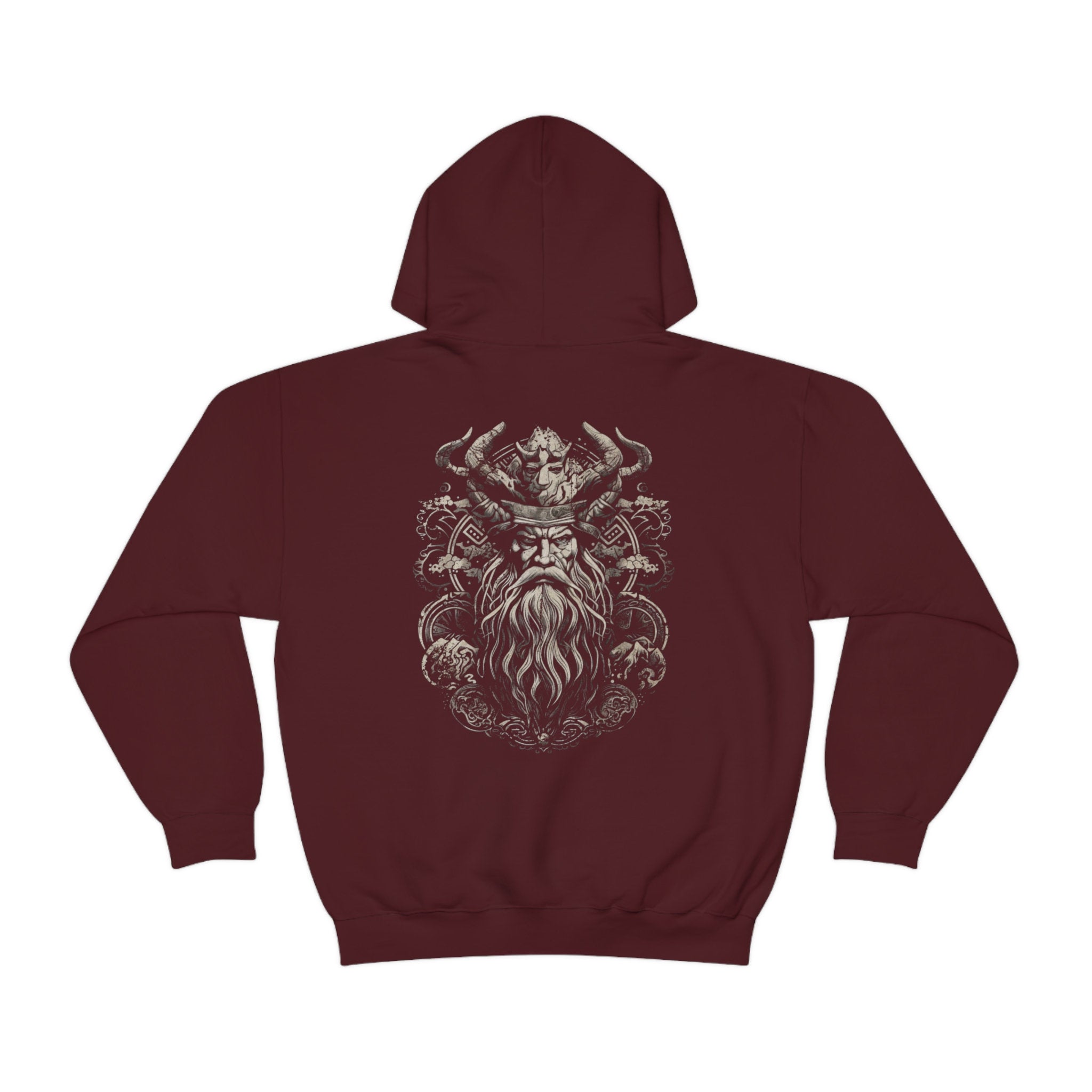 Viking Odin Hoodie - Norse God Odin Viking Hoodie Mythical Celtic Nordic Mythology Mystical Sweater