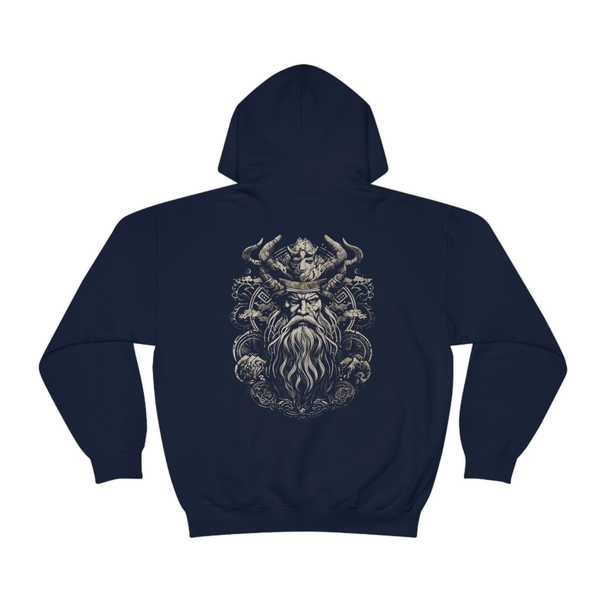 Viking Odin Hoodie - Norse God Odin Viking Hoodie Mythical Celtic Nordic Mythology Mystical Sweater