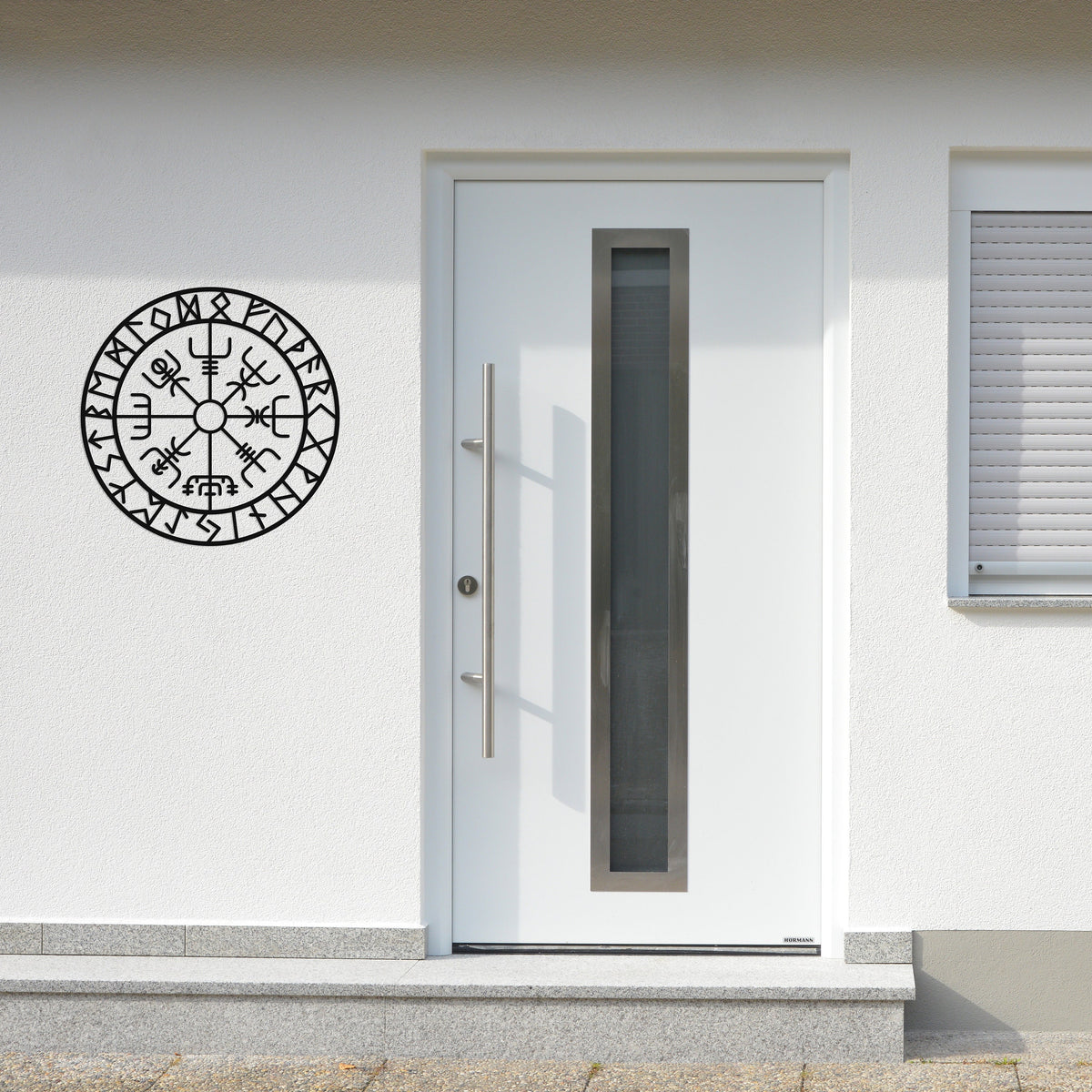 Viking Vegvisir Compass Home Decor - Vegvisir Wall Art, Metal Wall Art, Metal Wall Decor, Sign For