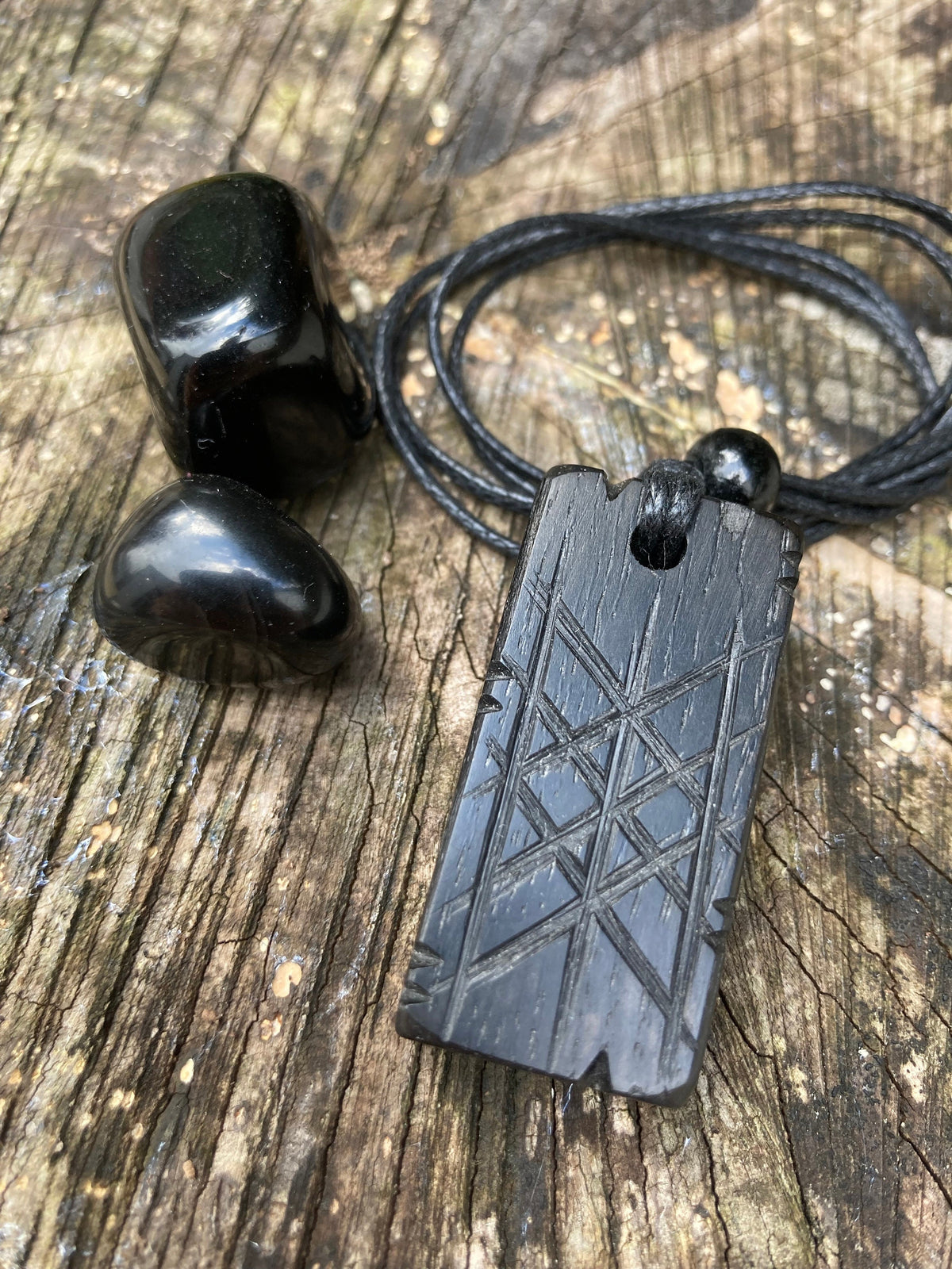 Viking Necklace - Bronze Double-link Viking Chain Necklace - Norse Jewelry