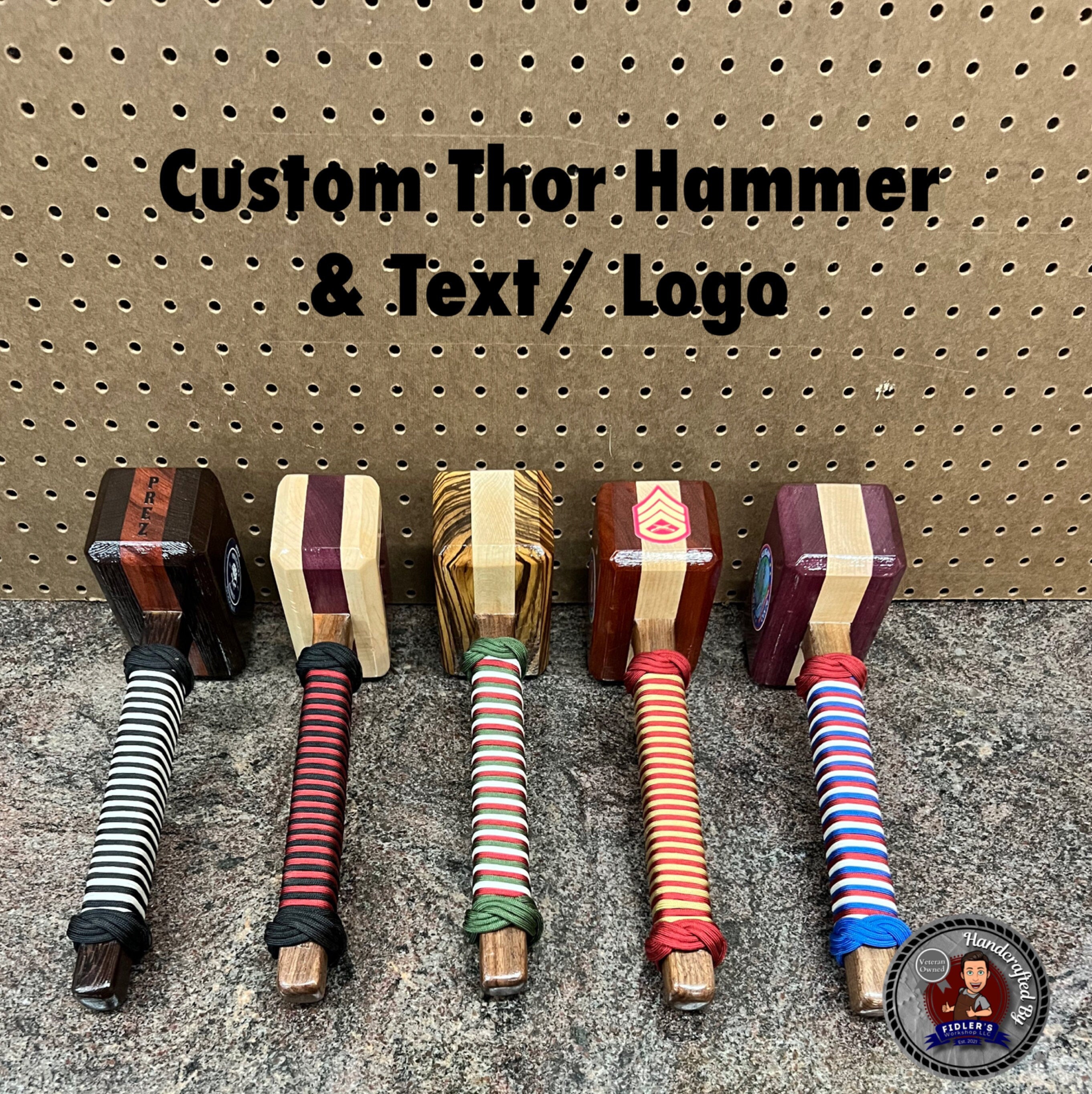 Viking Thor's Hammer Ring - Viking Thor Hammer Axe Ring, Norse Warrior Sterling Silver Jewelry