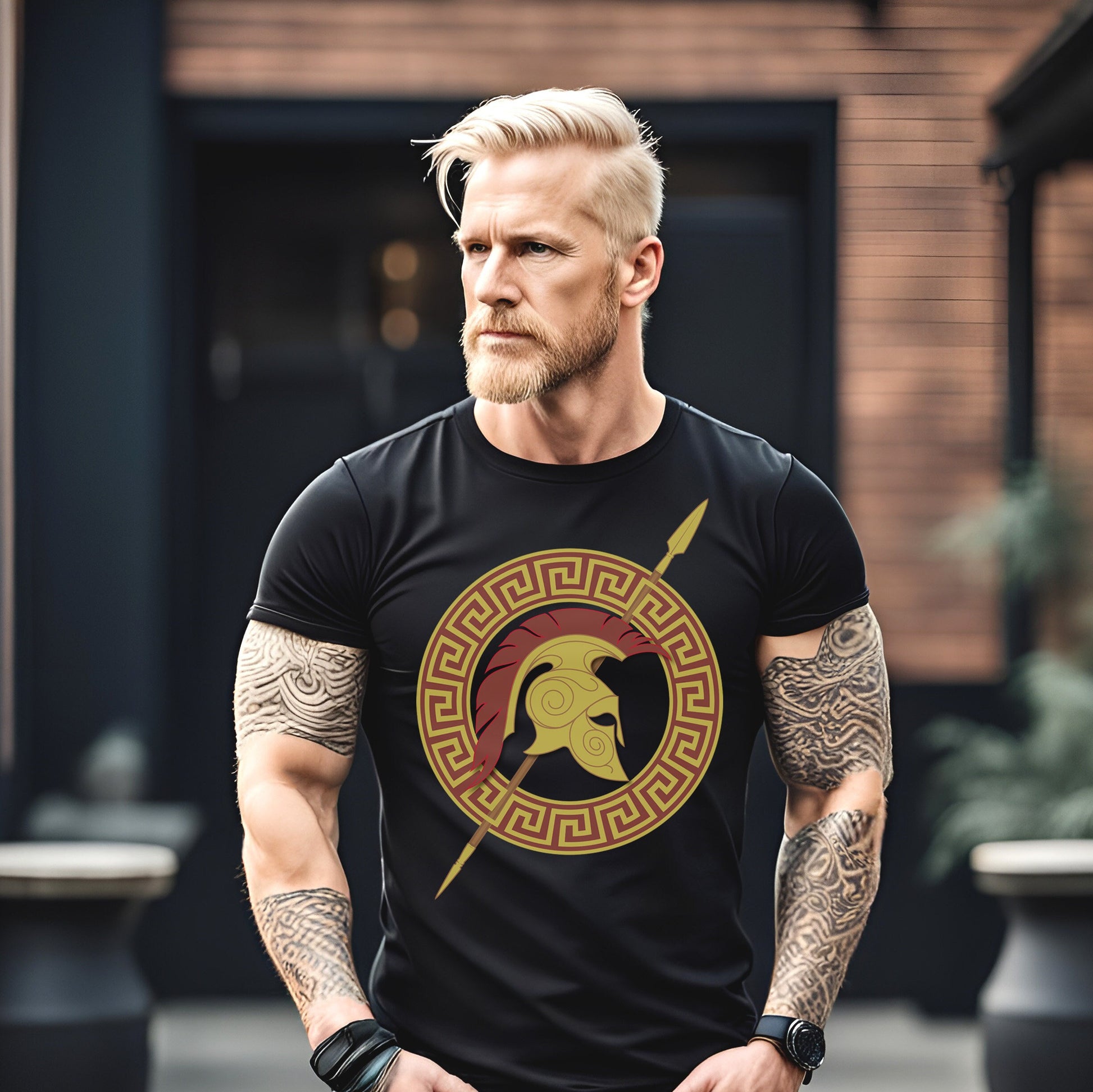 Viking T-Shirt - Viking Warrior Gym T-Shirt: Skål to Gains, Norse Motivation