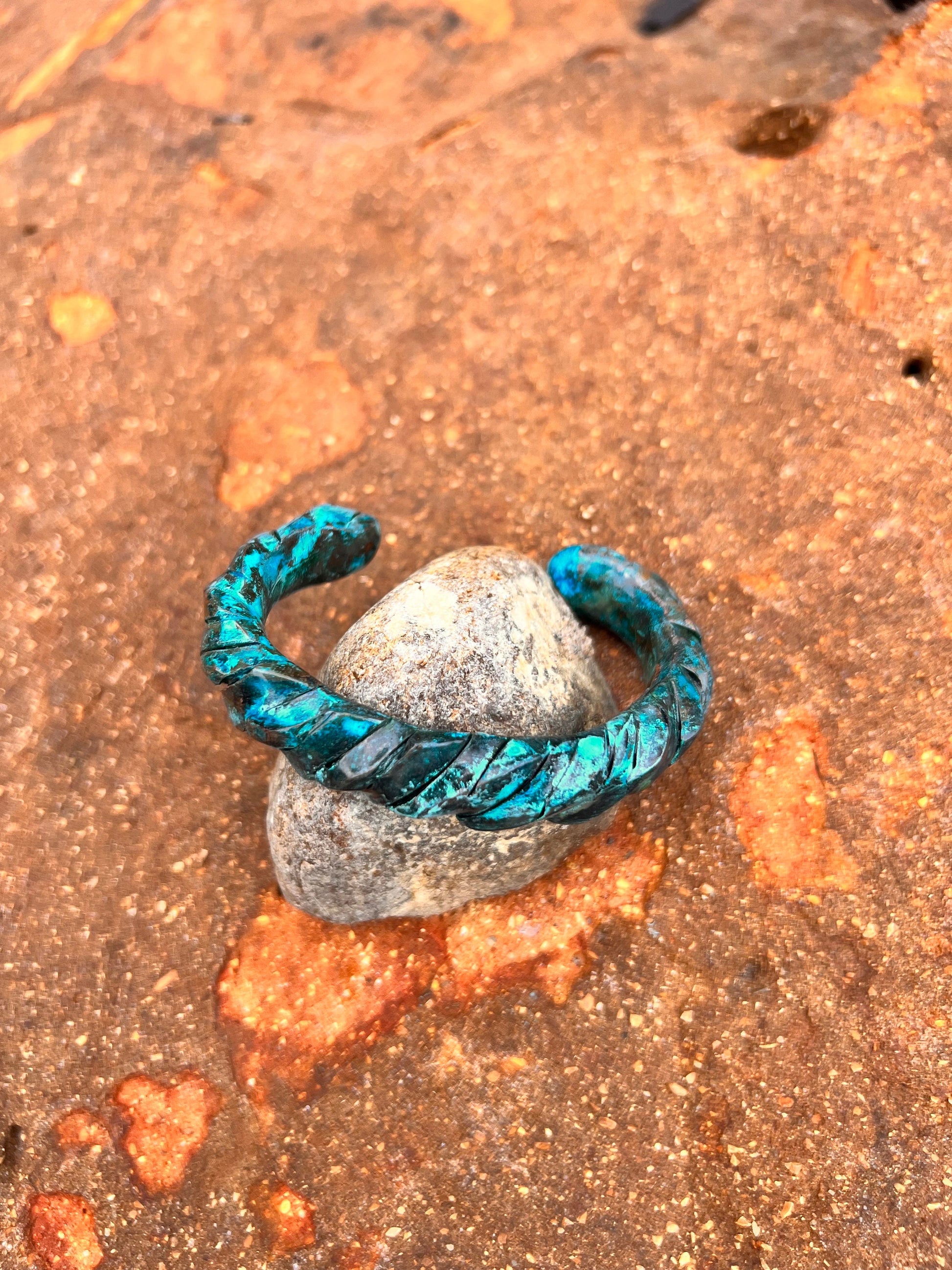 Viking Ring - The "Copper Fafnir” Copper Viking Oath Ring
