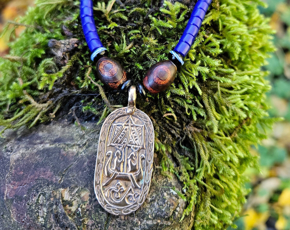 Viking Vegvisir Compass Necklace - Handmade Viking Paracord Necklace – Vegvisir Amulet, Norse