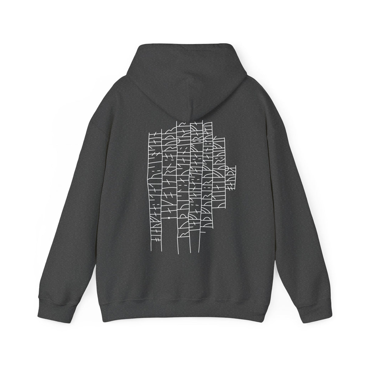 Viking Rune Hoodie - Viking Runes Hoodie, Ancient Gotland Runestone Norse Sweatshirt with Authentic