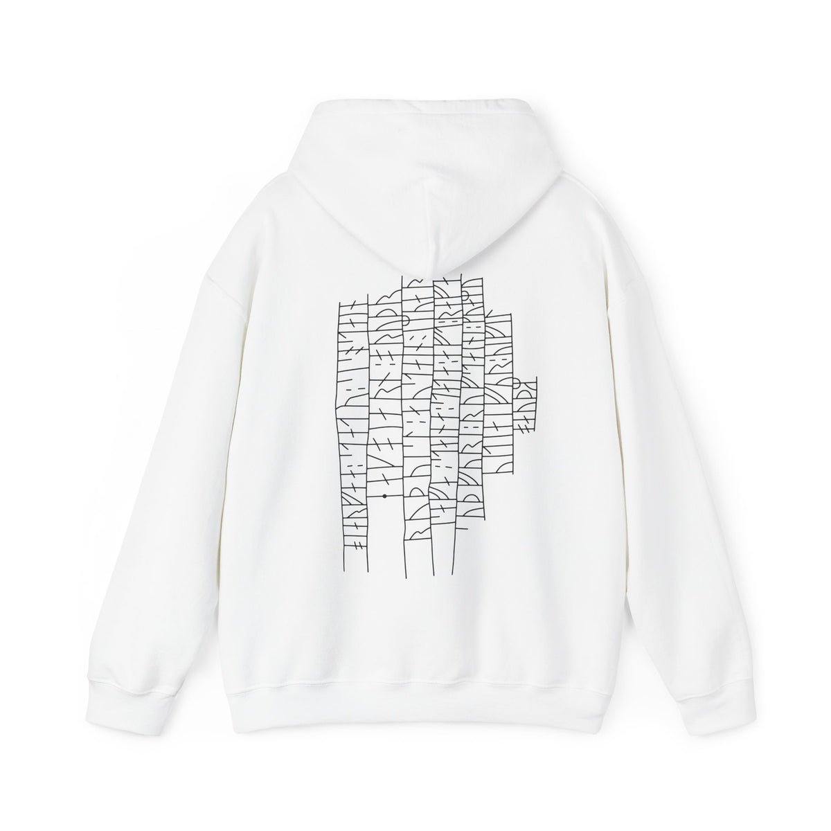 Viking Rune Hoodie - Viking Runes Hoodie, Ancient Gotland Runestone Norse Sweatshirt with Authentic