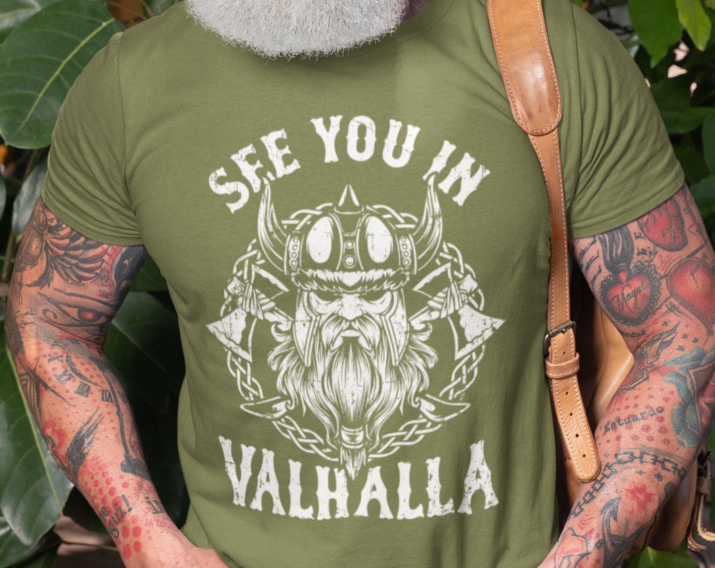 Viking Odin T-Shirt - Viking Sword Valhalla Valkyrie Myth Legend T-Shirt, Nordic Norse Mythology