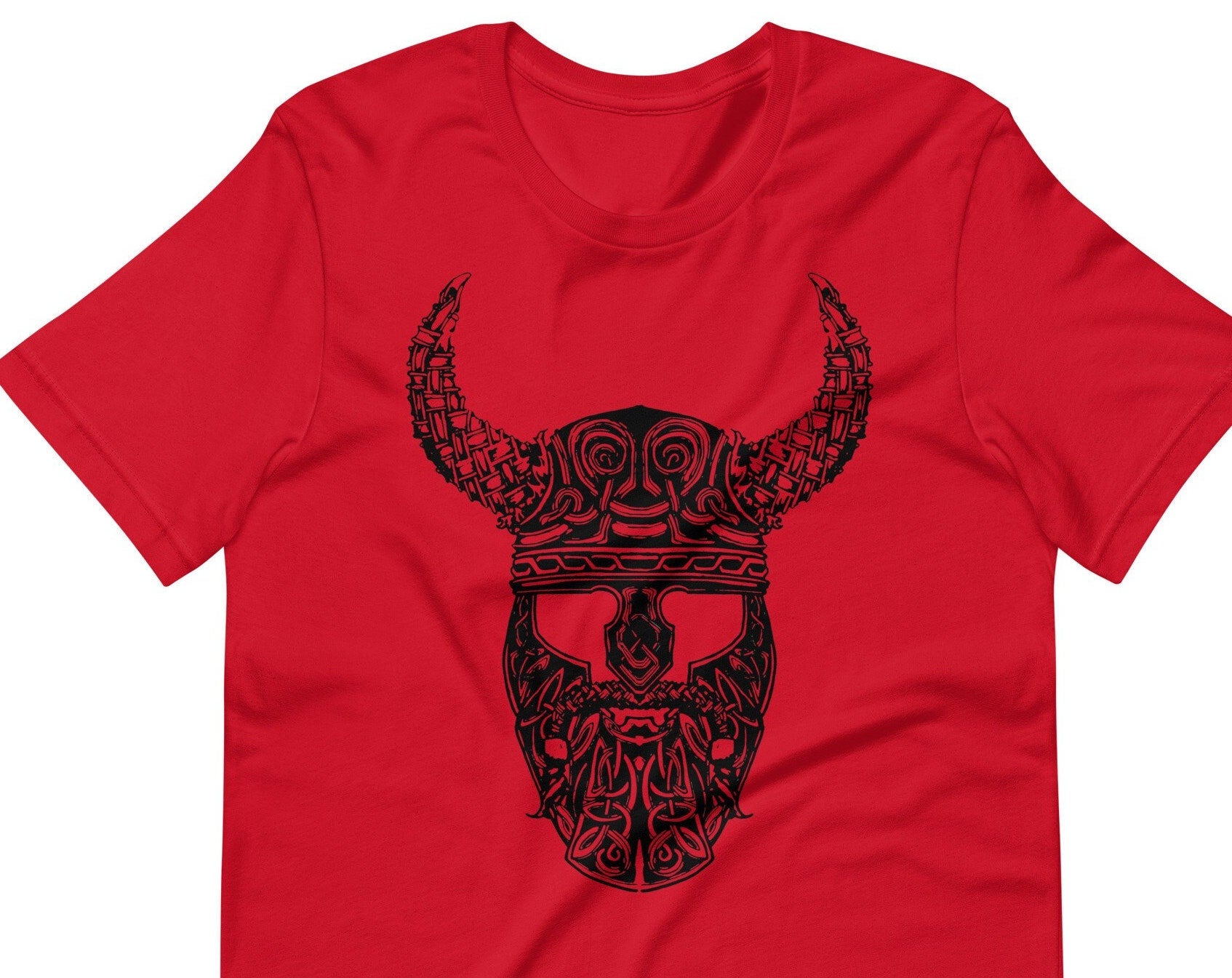 Viking Odin Hoodie - Viking Hoodie Celtic Knot Warrior Unisex Hoodie– Odin Horn Symbol with Ravens