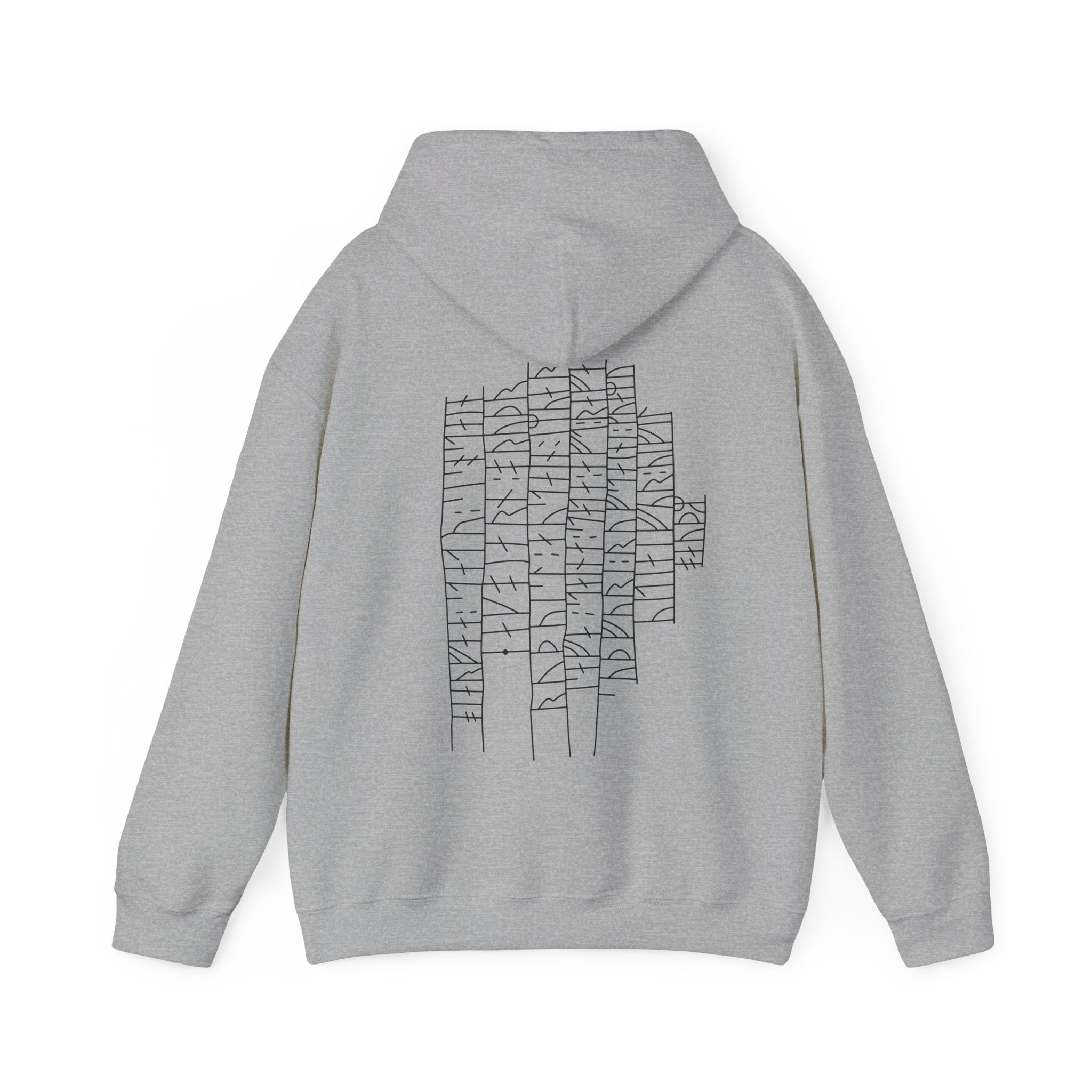 Viking Rune Hoodie - Viking Runes Hoodie, Ancient Gotland Runestone Norse Sweatshirt with Authentic