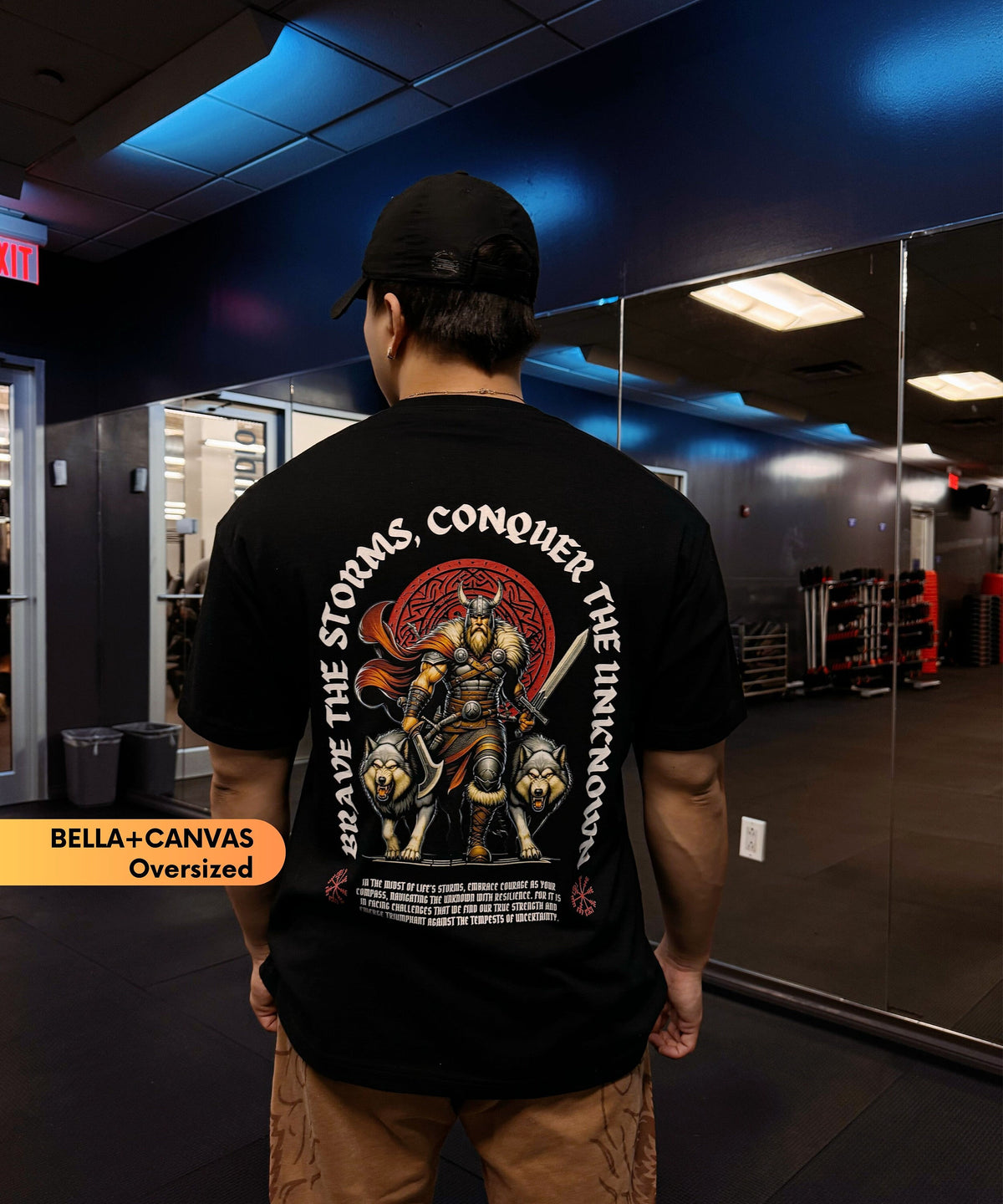 Viking T-Shirt - Viking Warrior Gym T-Shirt: Skål to Gains, Norse Motivation