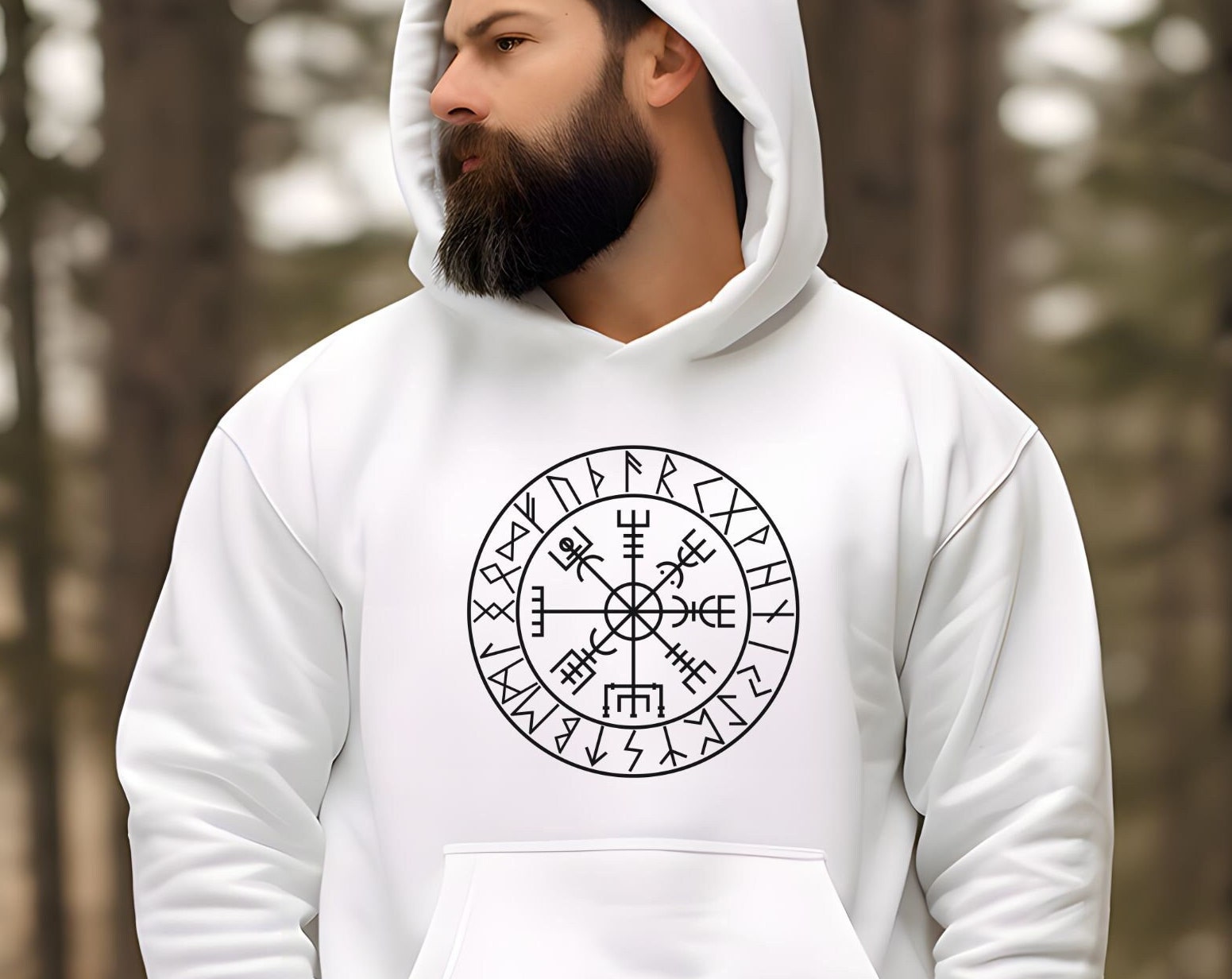 Viking Longship Hoodie - Norse Viking, Longship, Heavy Blend Hoodie