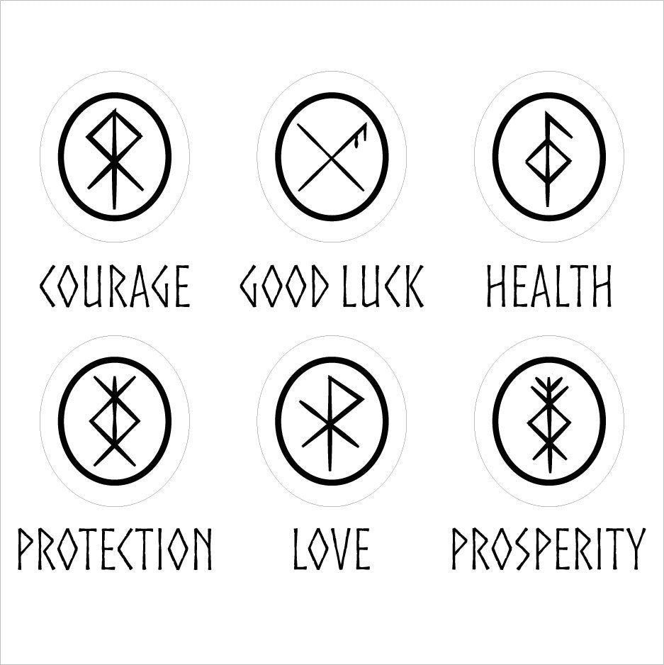 Viking Rune Necklace - Viking pendant with glowing protection rune, Personalization rune nordic