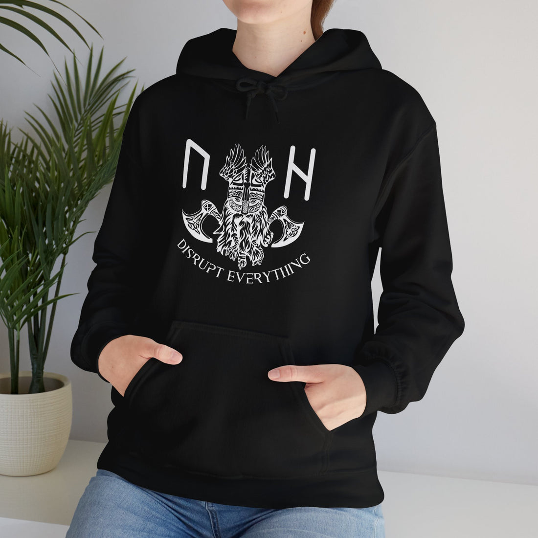 Viking Rune Hoodie - Viking King Hoodie, Norse Rune Design, Father's Day Gift, Ancestral Cosplay