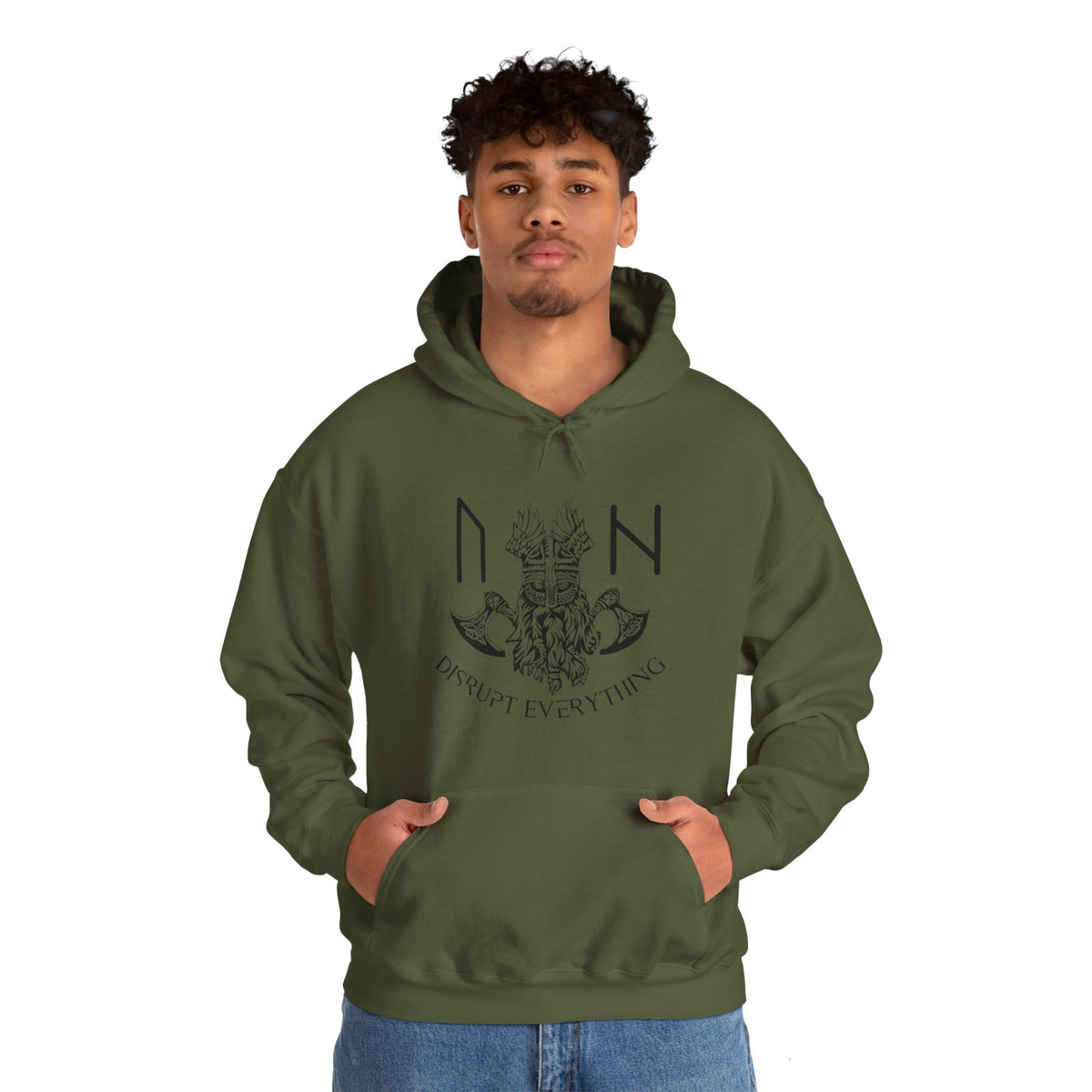 Viking Rune Hoodie - Viking King Hoodie, Norse Rune Design, Father's Day Gift, Ancestral Cosplay
