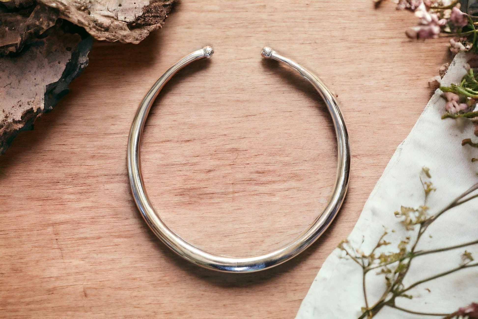 Viking Wolf Ring - Viking Wolf Head Torque Cuff Bracelet - Stainless Steel Fenrir Norse Arm Ring