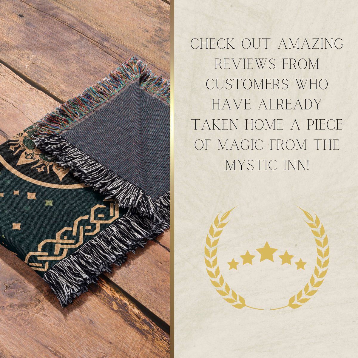 Viking Wolf Blanket - Norse Wolf Fenrir Woven Blanket, Wolf Woven Throw Blanket, Norse Style Woven