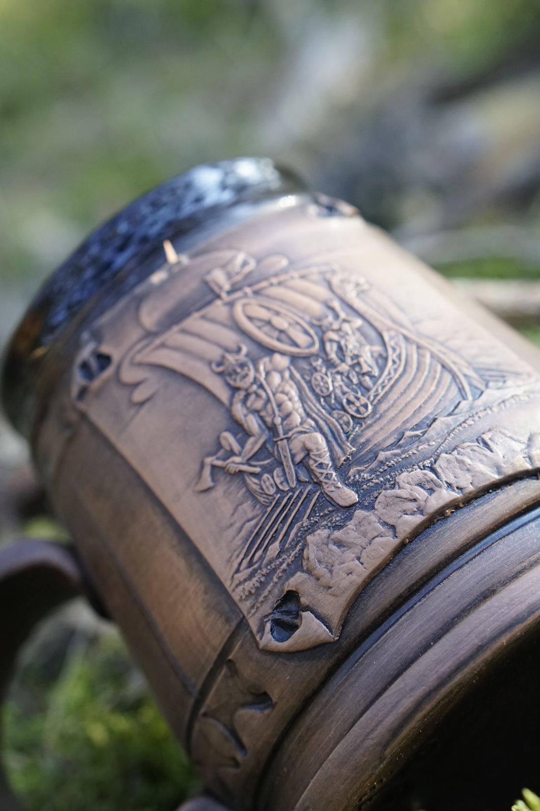 Viking Odin Mug - Viking Mug Handmade - Odin Ceramic Mug 500ml - Gift for Men & Viking Medieval