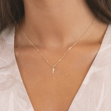 Viking Rune Necklace - Viking Runes Charm Necklace available in 14k Gold Filled, 14k Rose Gold