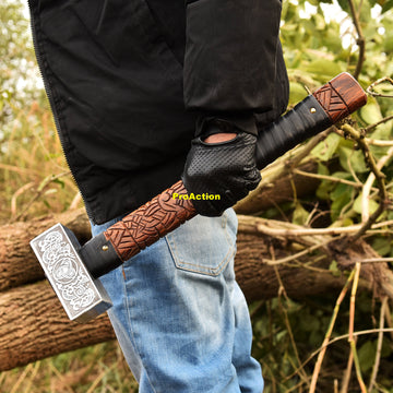 Viking Costume & LARP - Hammer viking hammer blacksmith hammer engraved hammer viking gift for him