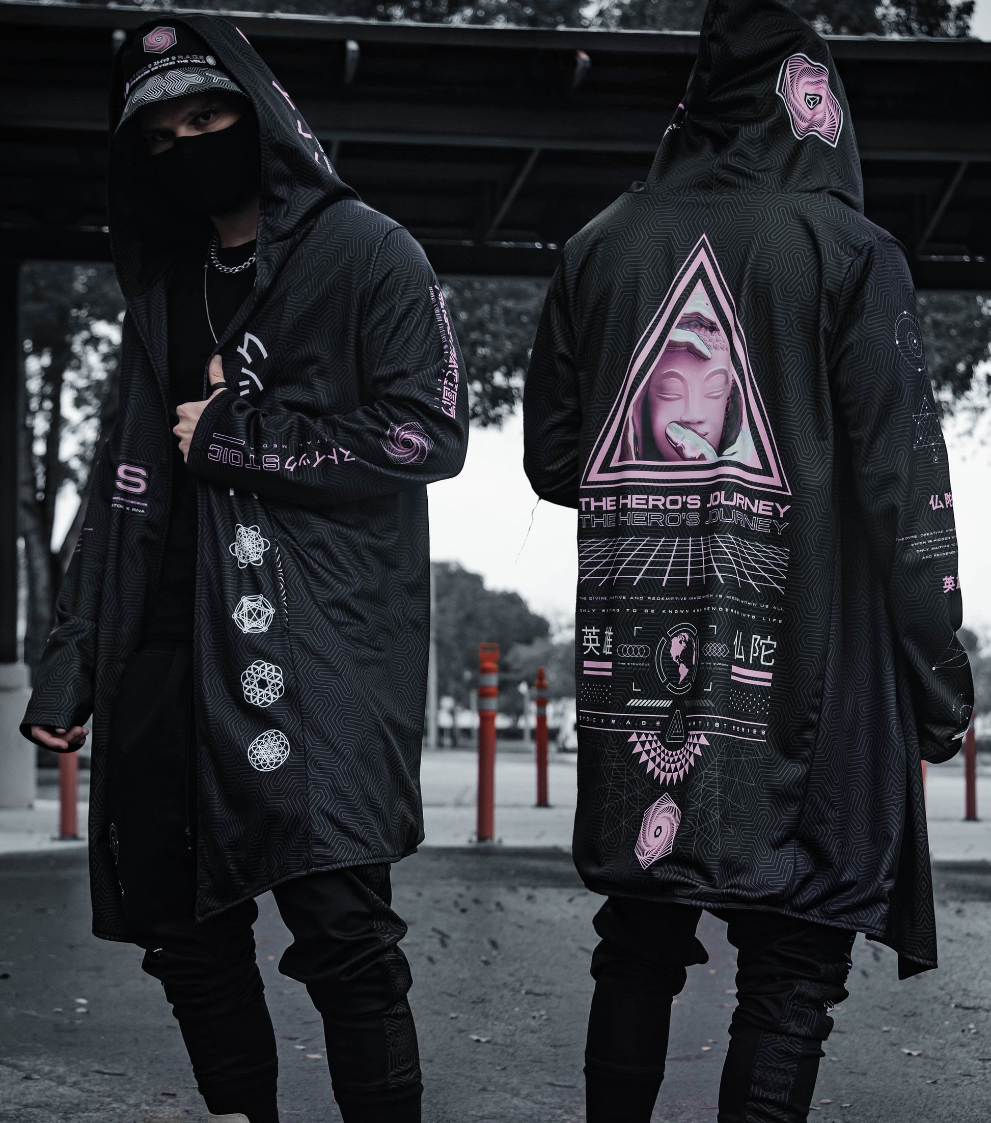 Viking Jacket - Viking Skull Hooded Jacket design with Zipper