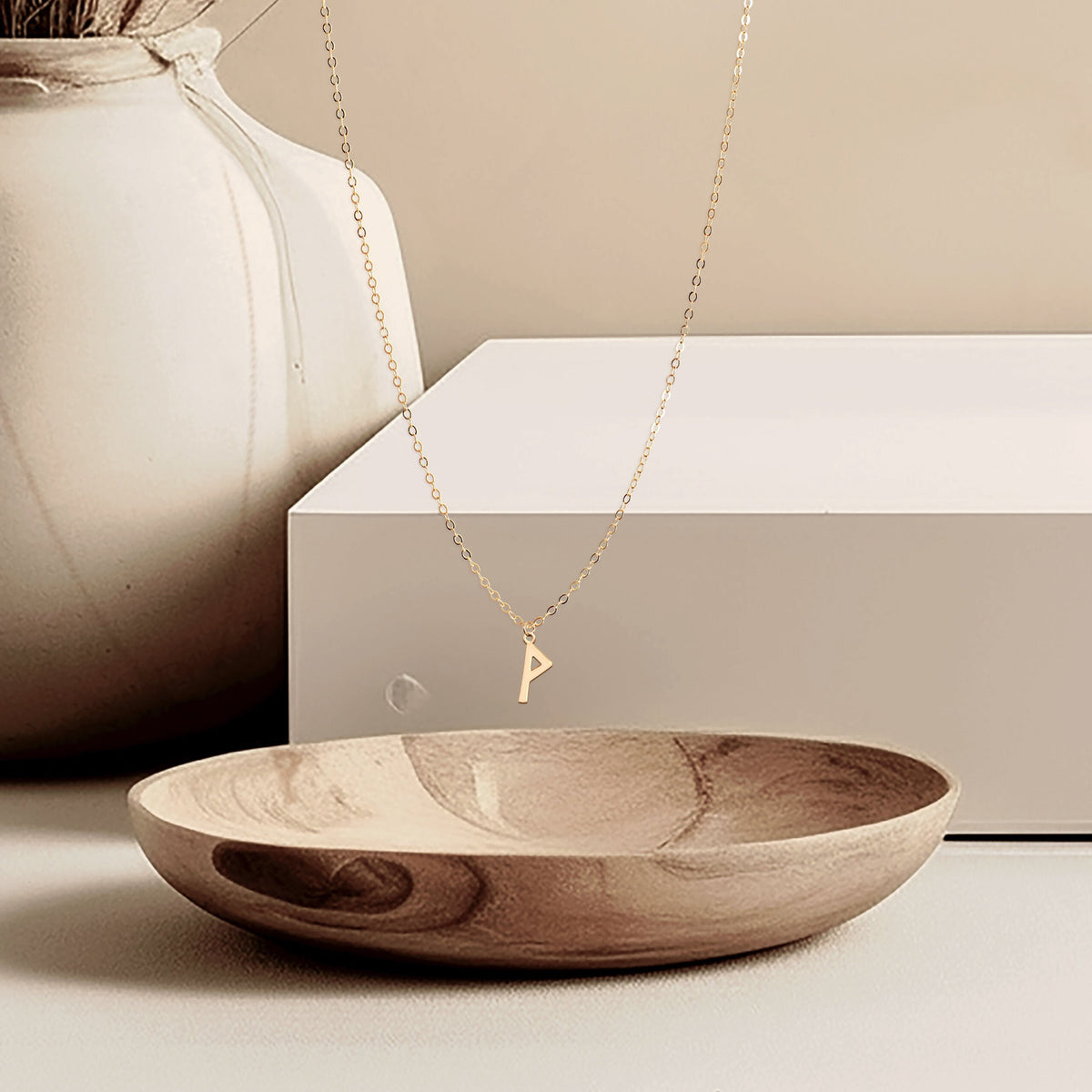 Viking Rune Necklace - Viking Runes Charm Necklace available in 14k Gold Filled, 14k Rose Gold