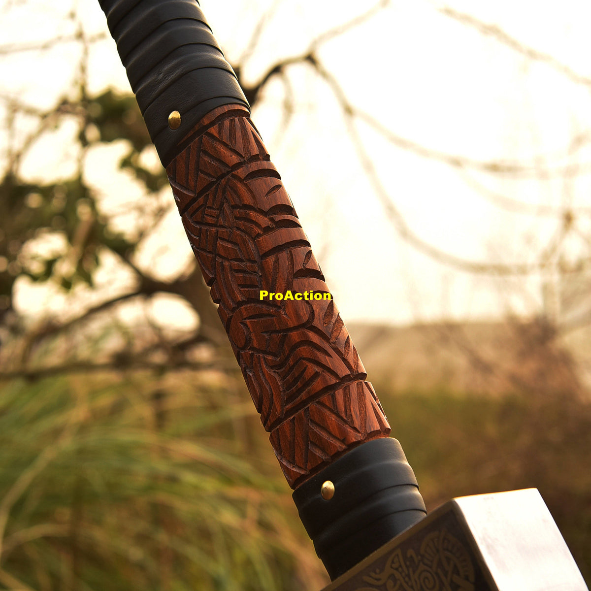 Viking Costume & LARP - Hammer viking hammer blacksmith hammer engraved hammer viking gift for him