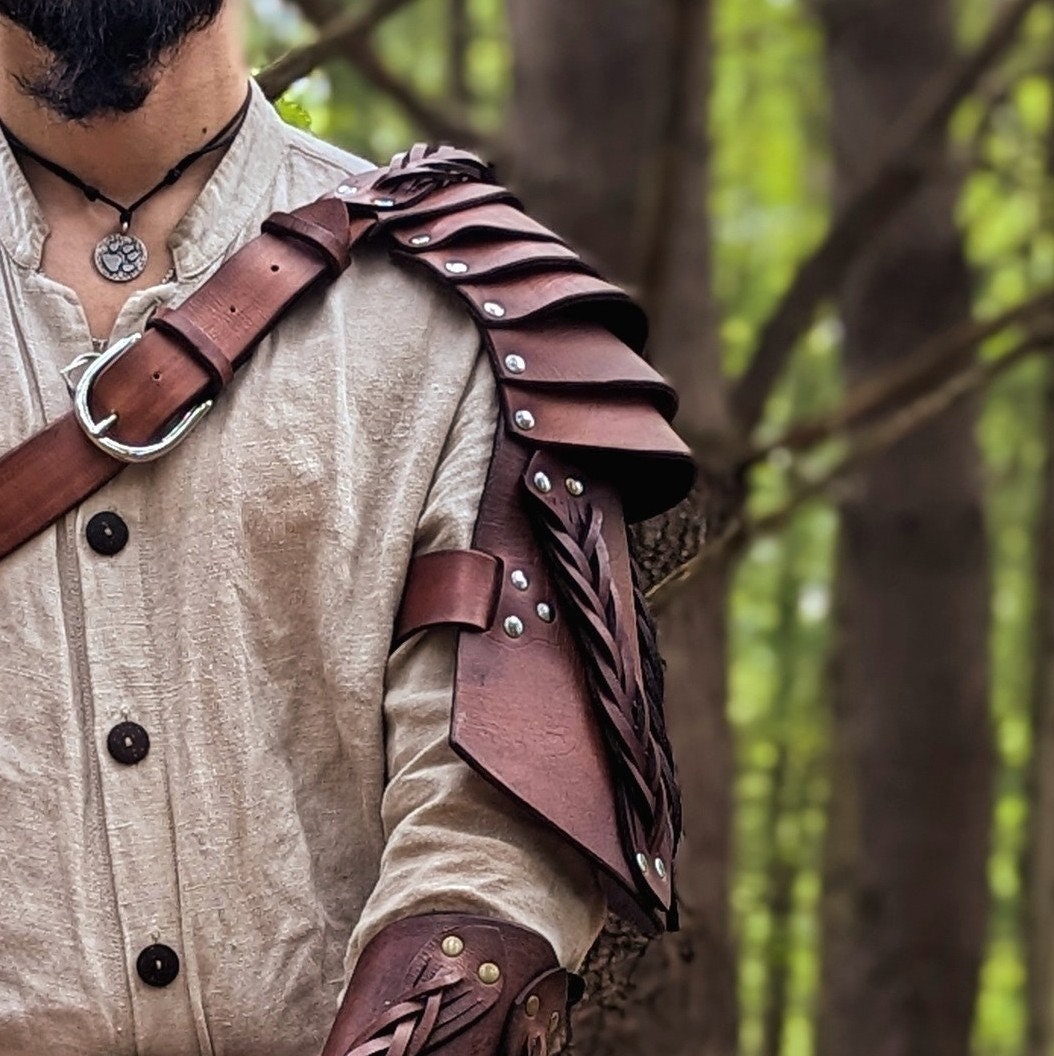 Viking Jacket - Handmade Warrior Medieval Leather Coat, Unisex Ranger Combat Quilted Viking Cosplay