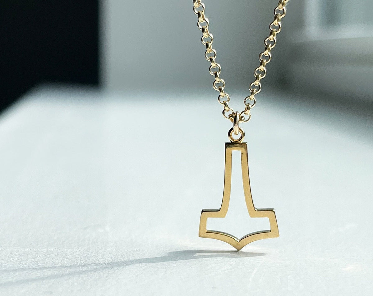 Viking Rune Necklace - Viking Rune Layering Necklace. Elder Futhark Runes. Feminine + Delicate