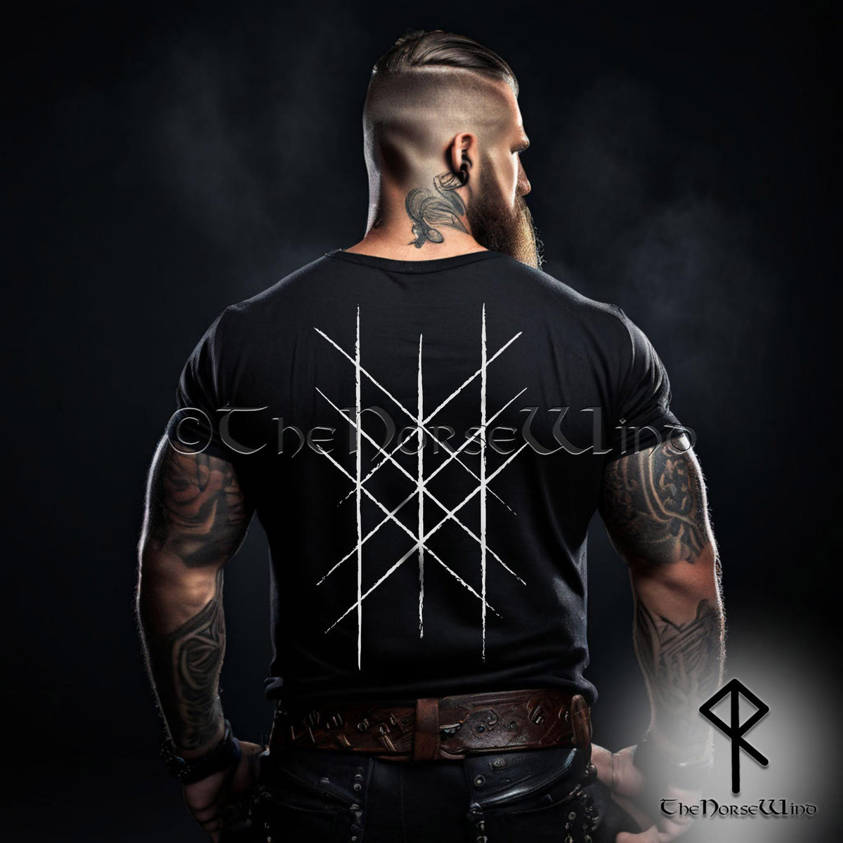 Viking Longship T-Shirt - Viking World Tour T-Shirt, Double-Sided Longship Tour Dates Tee, Norse