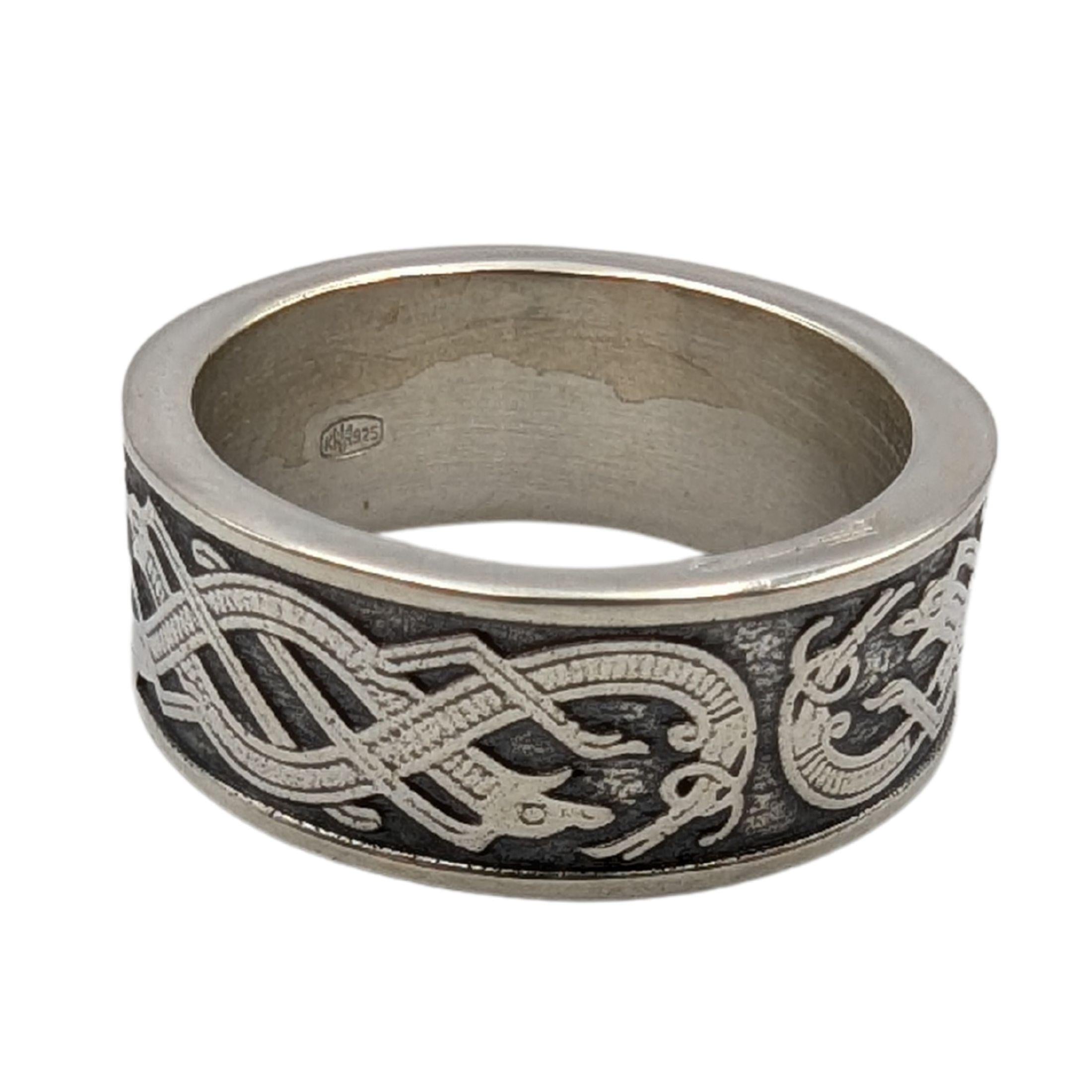 Viking Ring - Nordic ring Wedding band Norse Pagan Couple rings Ancient jewelry Viking gifts