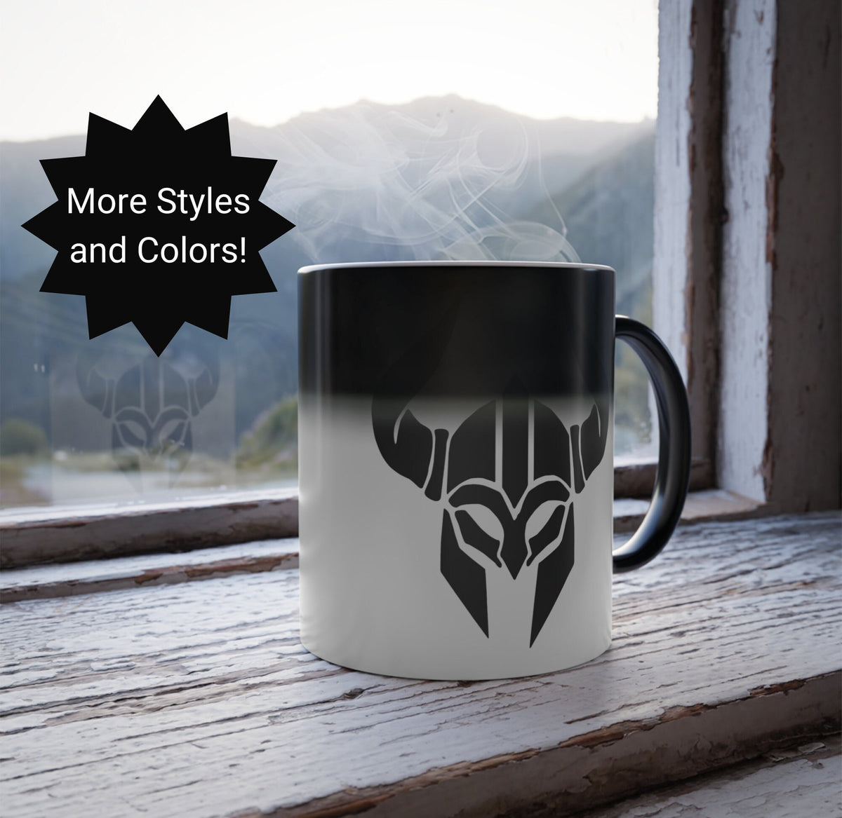Viking Mug - Viking Horned Skull Warrior Tankard Mug For your favorite Drink