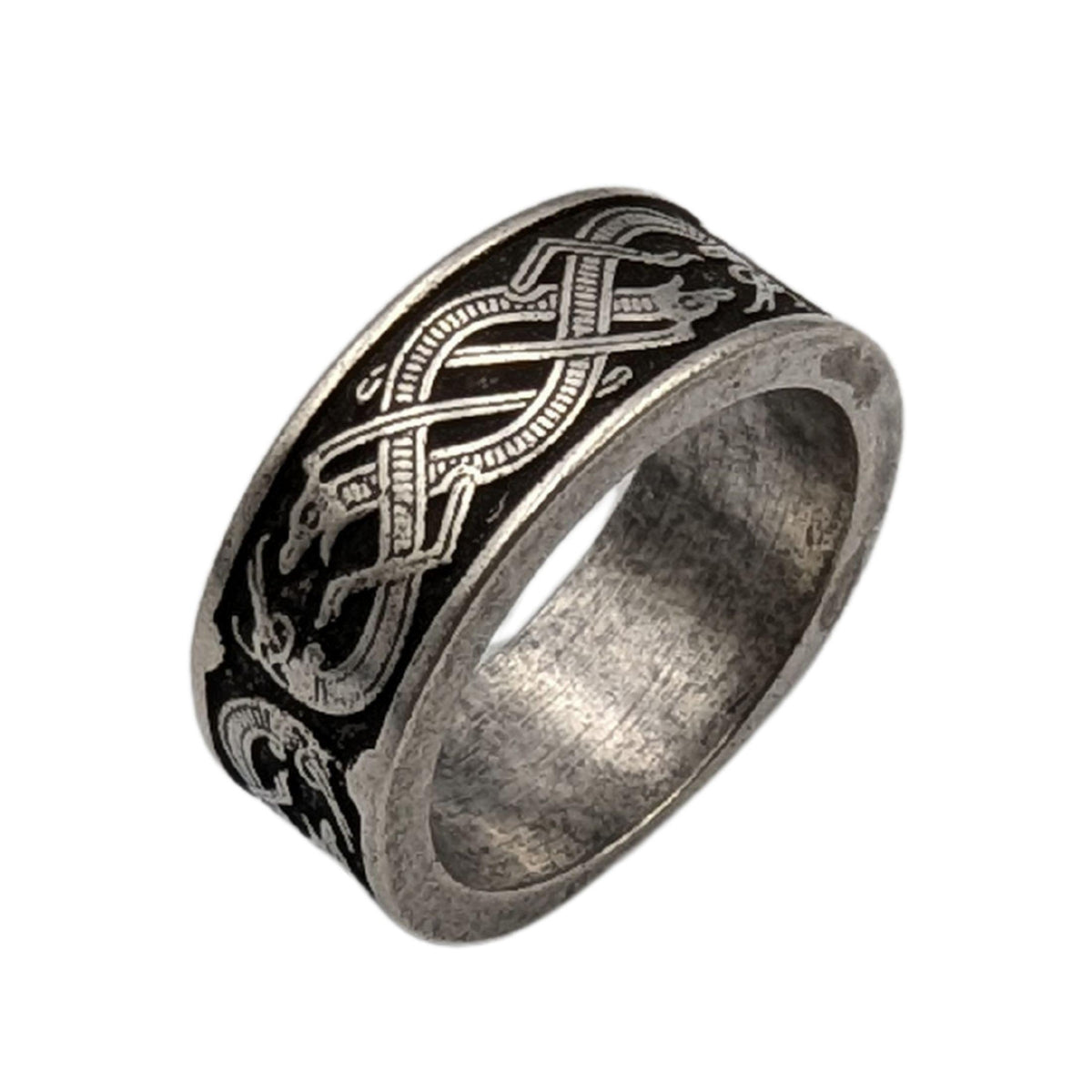 Viking Ring - Nordic ring Wedding band Norse Pagan Couple rings Ancient jewelry Viking gifts