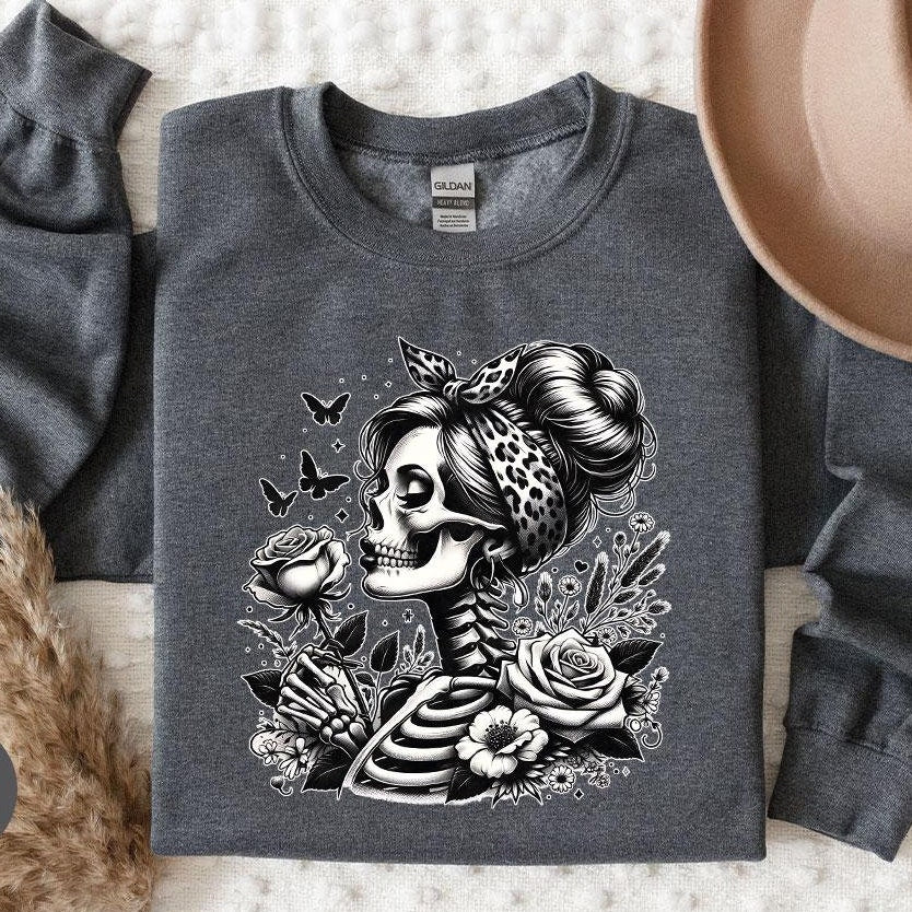 Viking T-Shirt - Viking Skull Oversized T-Shirt