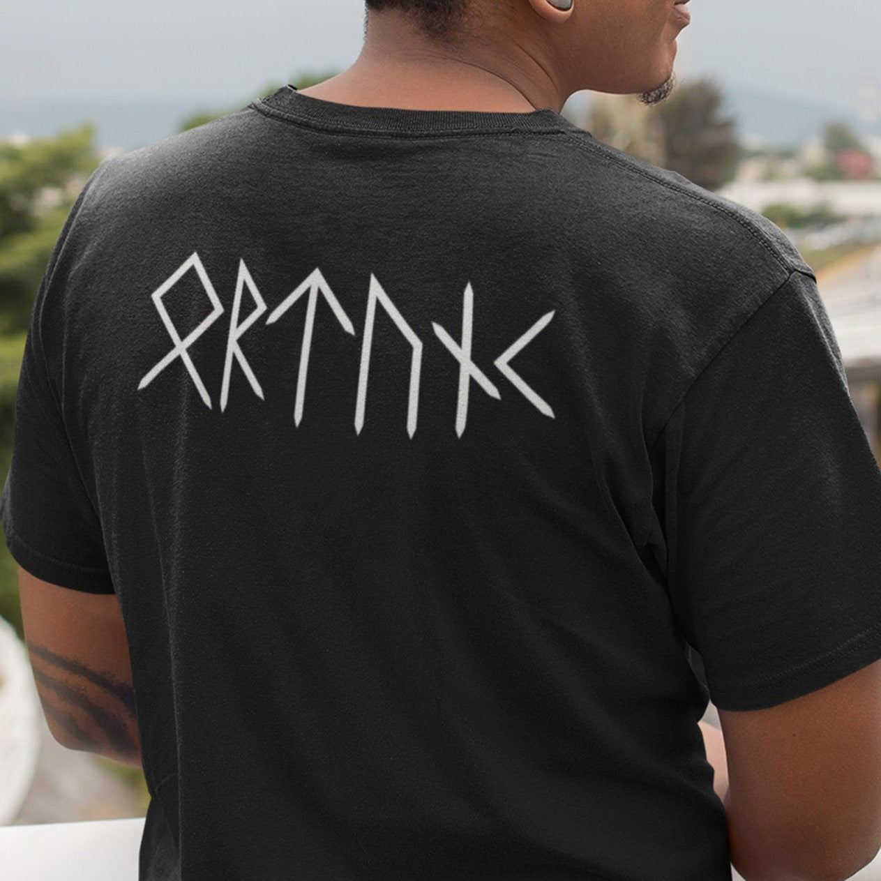 Viking Rune T-Shirt - NAME in RUNES Viking T-Shirt, Personalized Futhark Runes Tee, Custom Norse