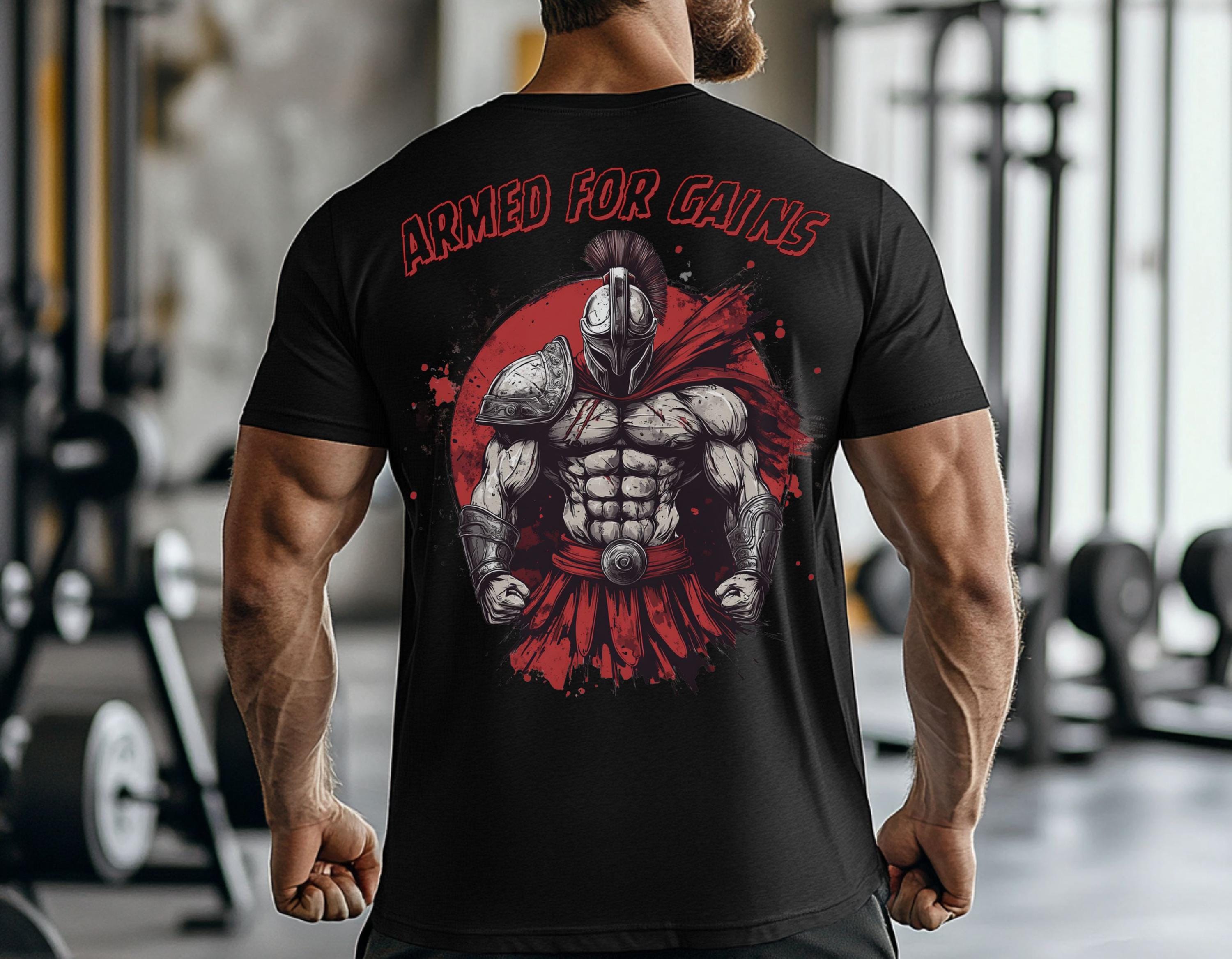 Viking T-Shirt - Viking Warrior Gym T-Shirt: Skål to Gains, Norse Motivation