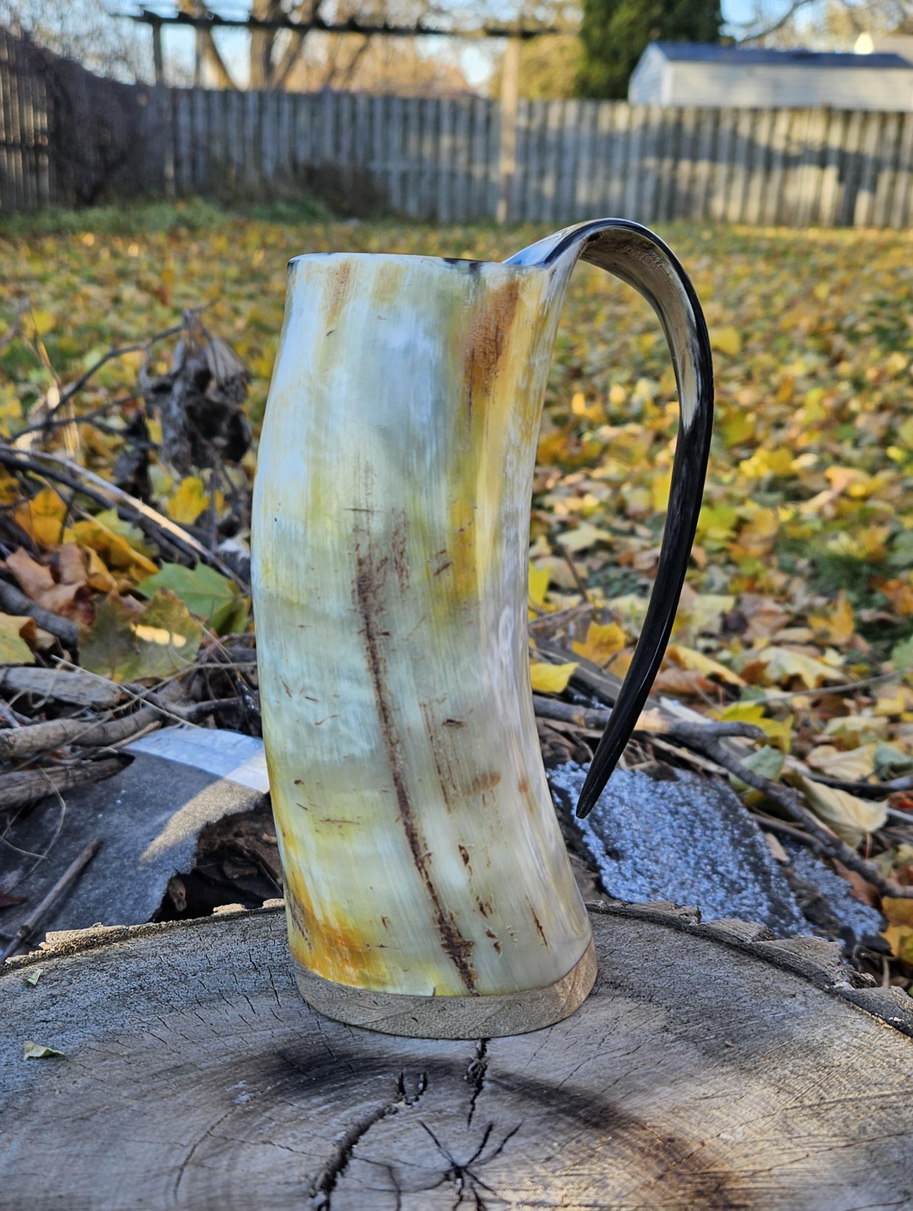 Viking Mug - Large 24oz Viking Tankard Drinking Horn Mug