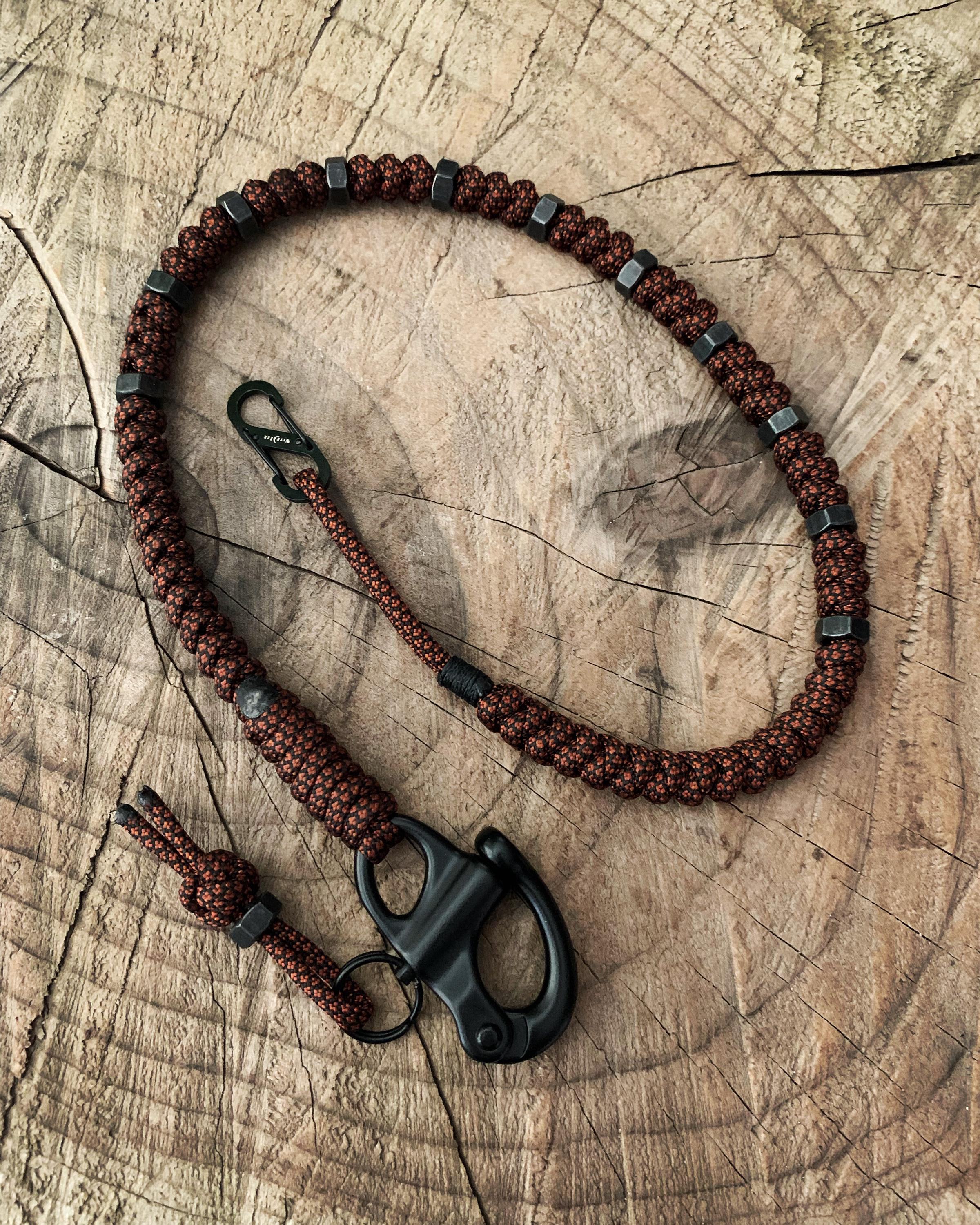 Viking Vegvisir Compass Necklace - Handmade Viking Paracord Necklace – Vegvisir Amulet, Norse