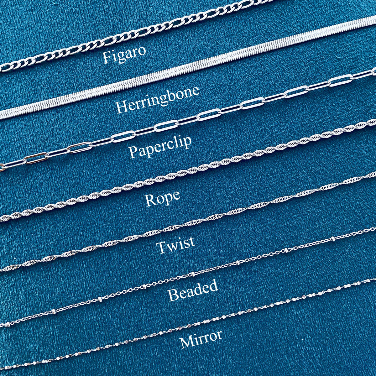 Viking Necklace - Oxidized Silver Square Byzantine Chain Necklace, 925 Sterling Silver Viking